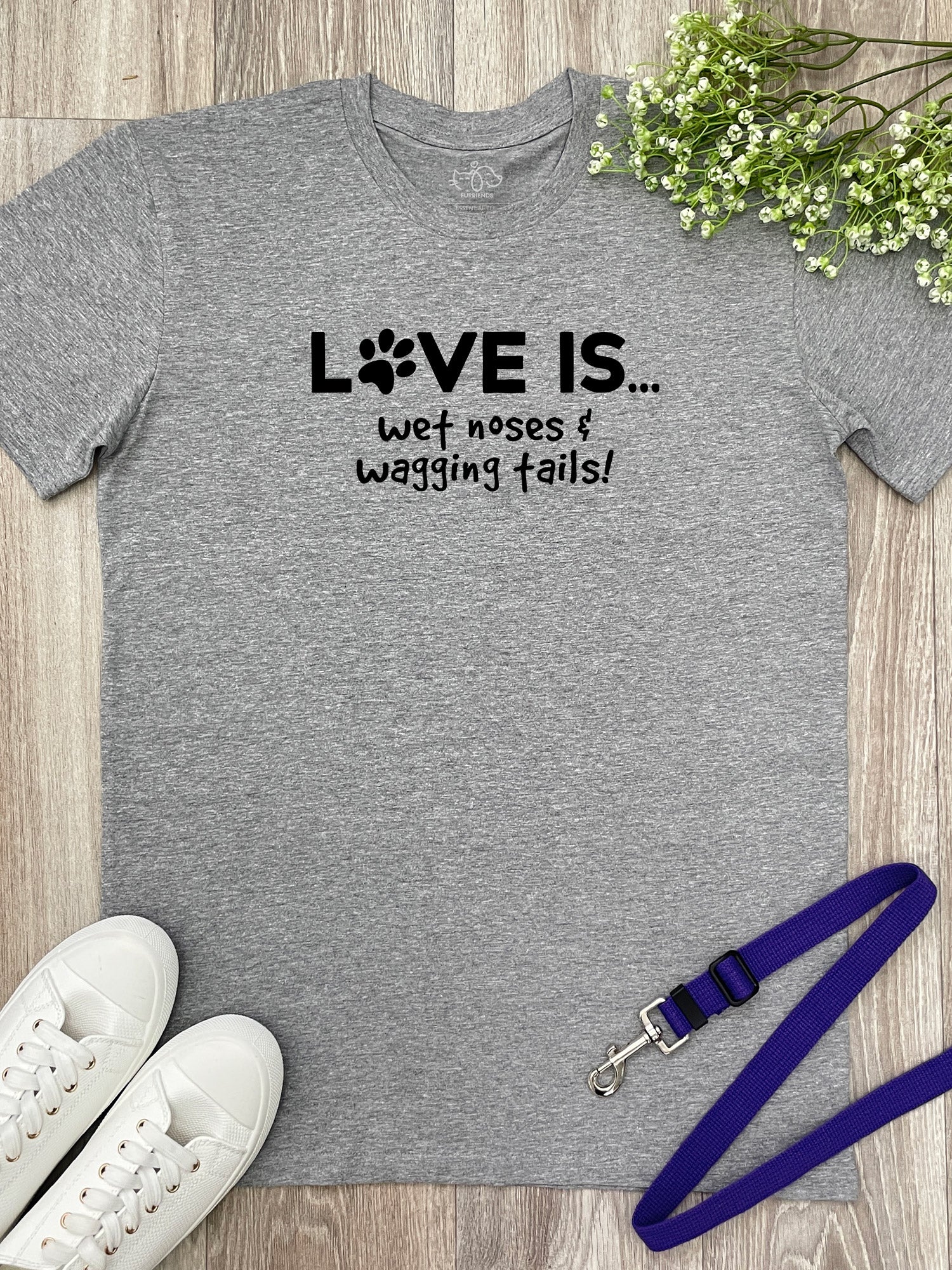 Love Is... Wet Noses & Wagging Tails! Essential Unisex Tee