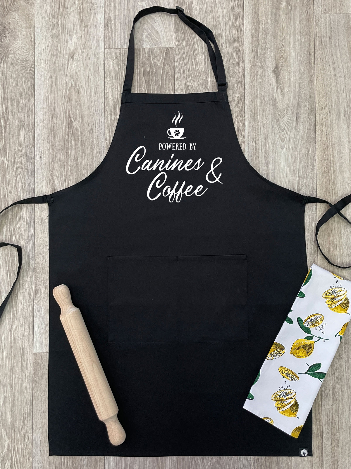 Canines &amp; Coffee Bib Apron