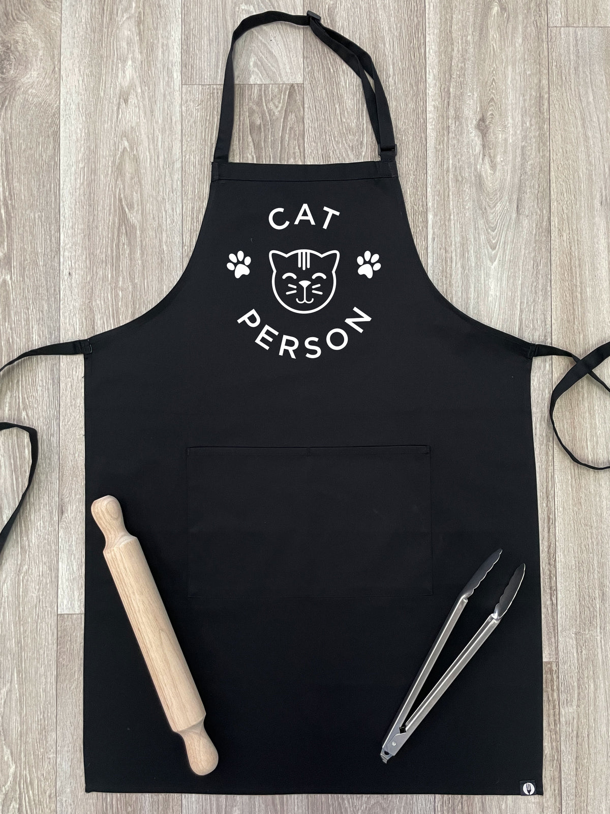 Cat Person Bib Apron