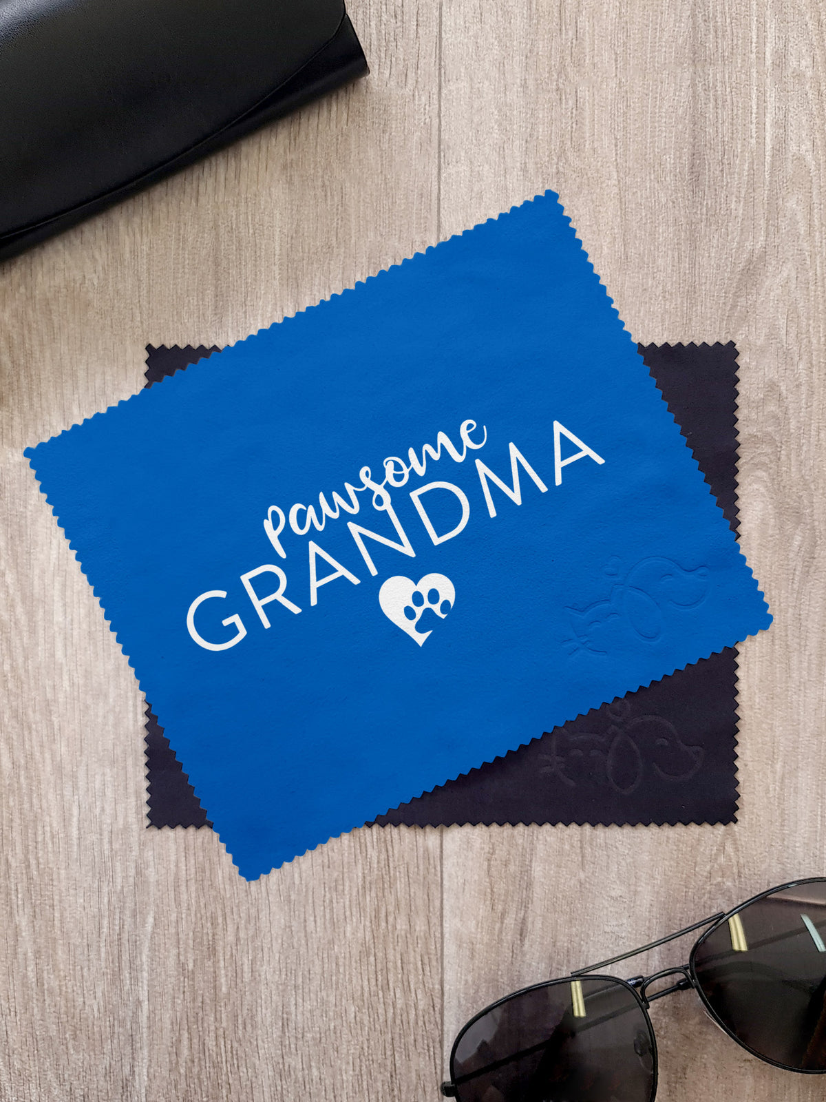 Pawsome Grandma Microfibre Suede Glasses Cleaning Cloths (Twinpack)