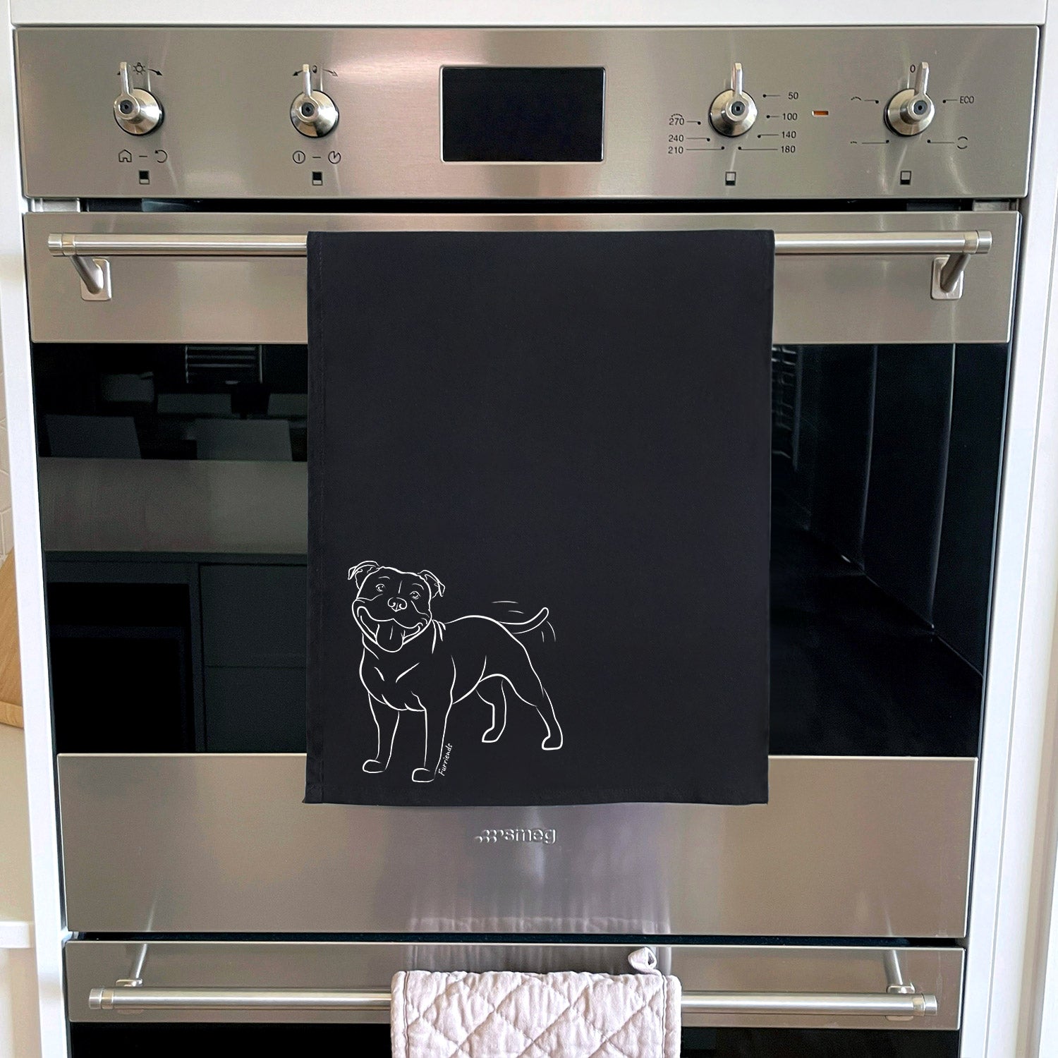 Staffordshire Bull Terrier Tea Towel