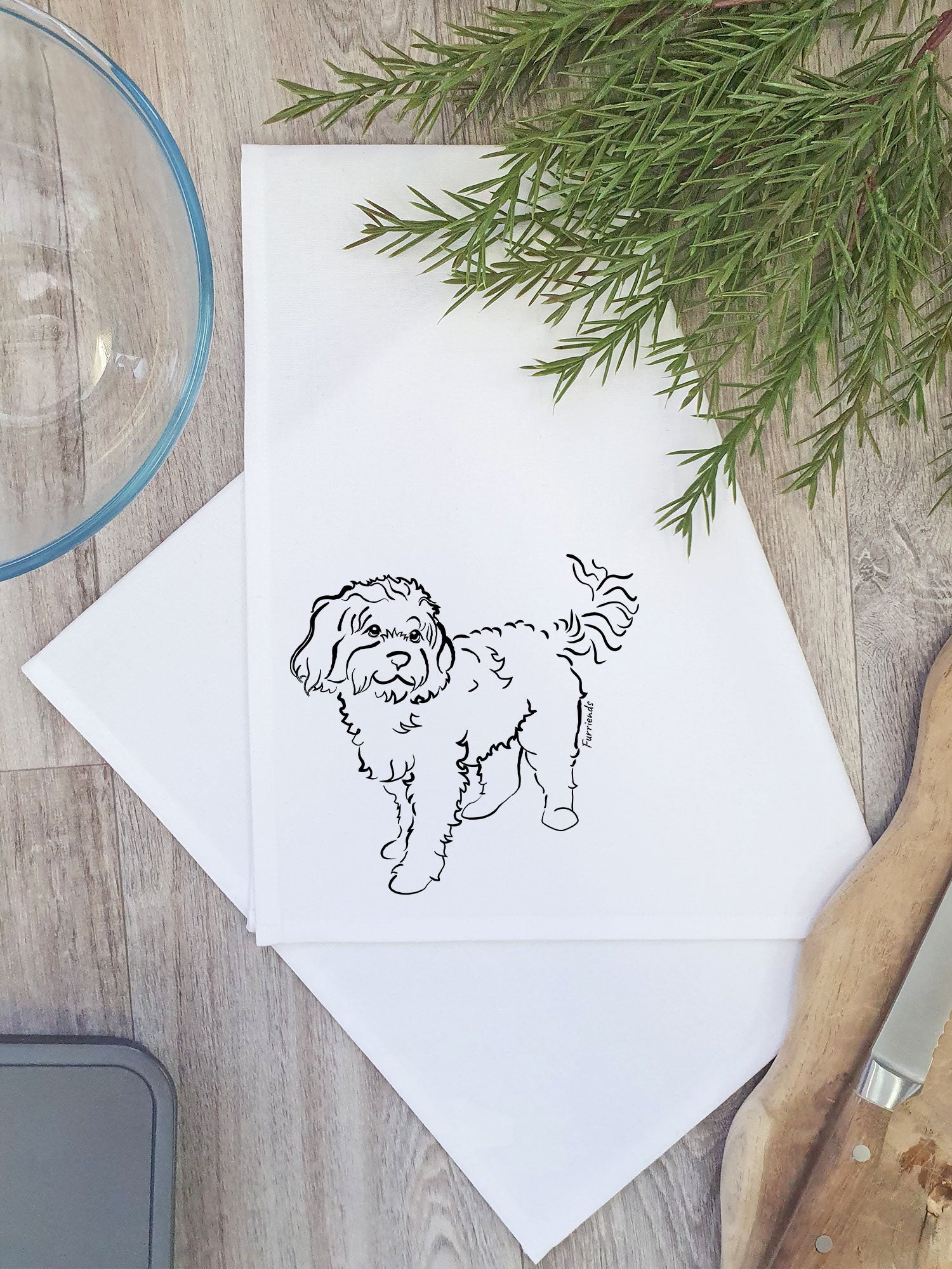 Cavoodle Tea Towel