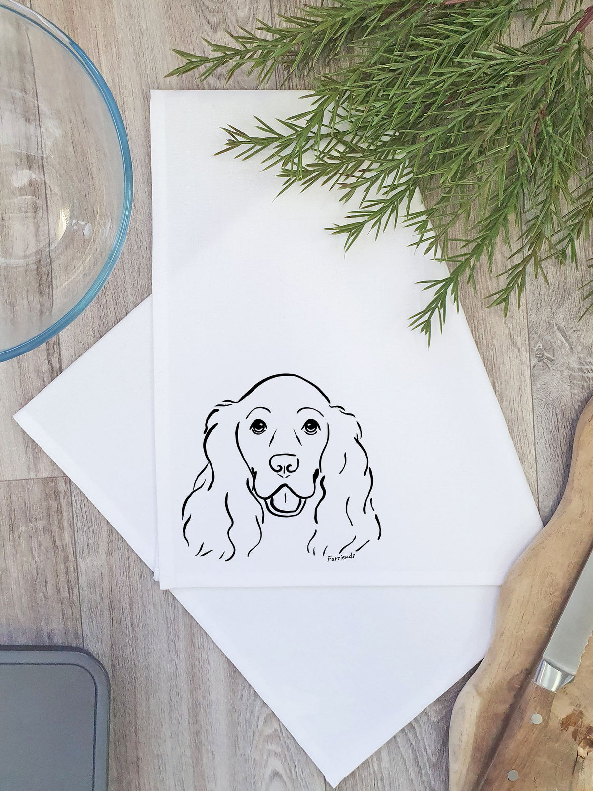 Cocker Spaniel Tea Towel