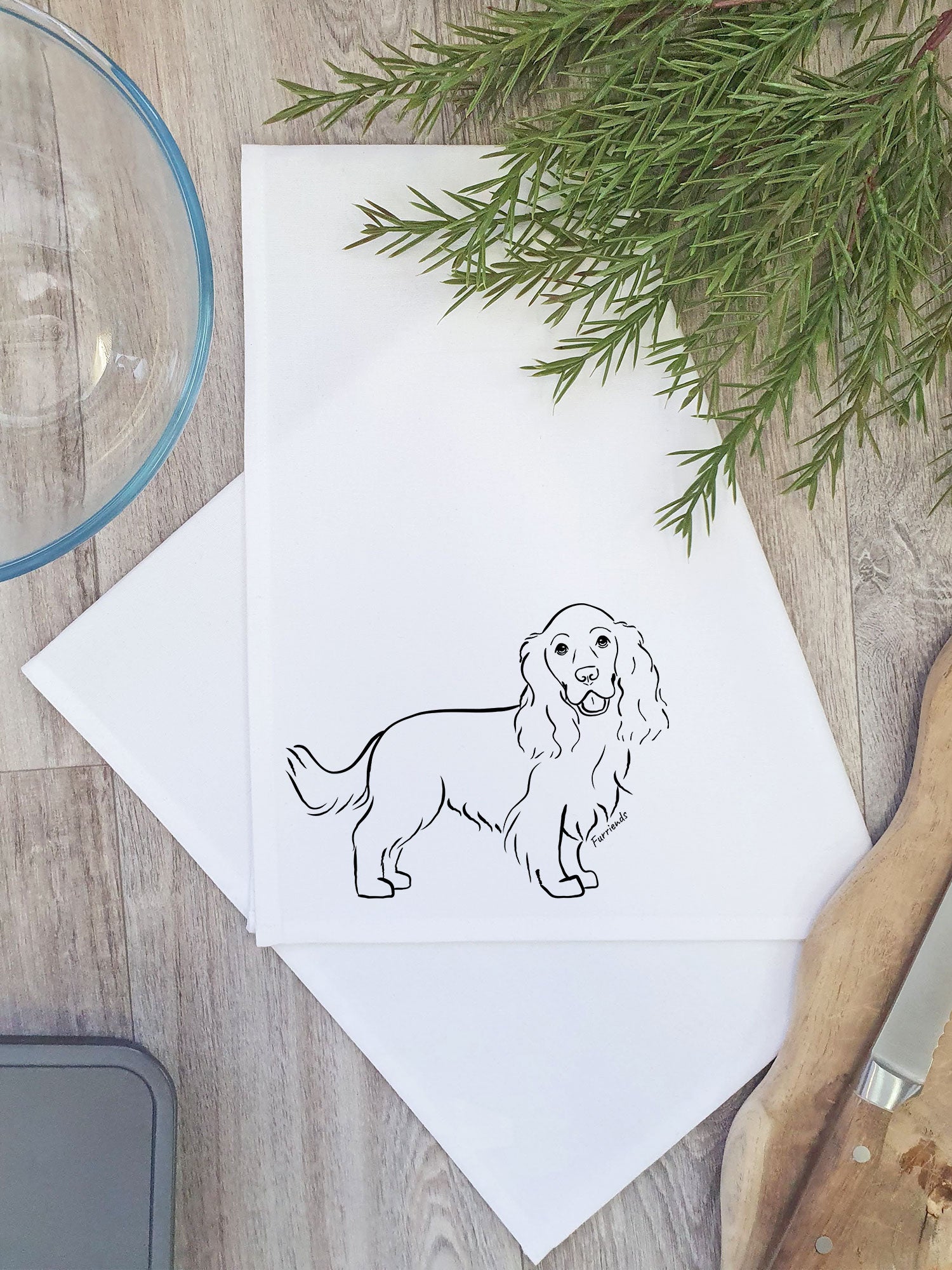 Cocker Spaniel Tea Towel