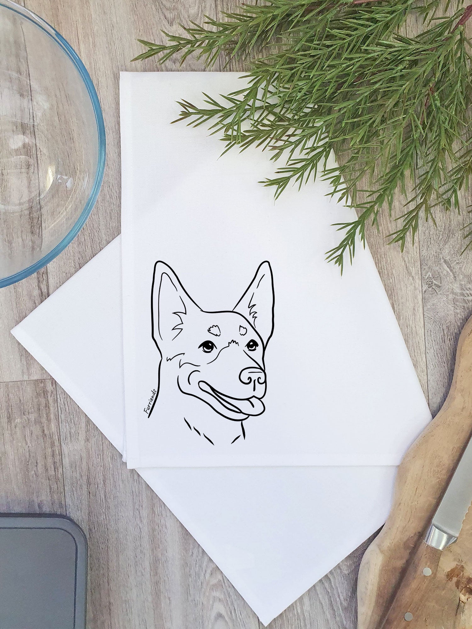 Kelpie Tea Towel