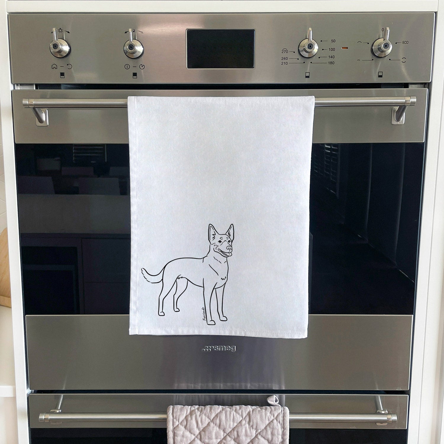 Kelpie Tea Towel