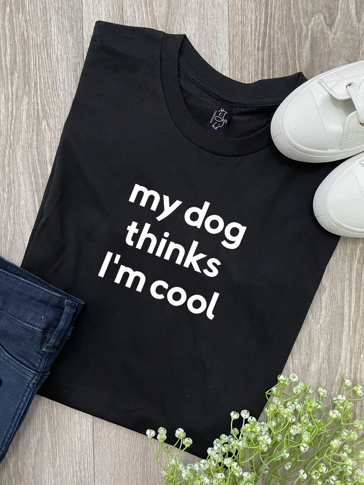 My Dog Thinks I&#39;m Cool Ava Women&#39;s Regular Fit Tee