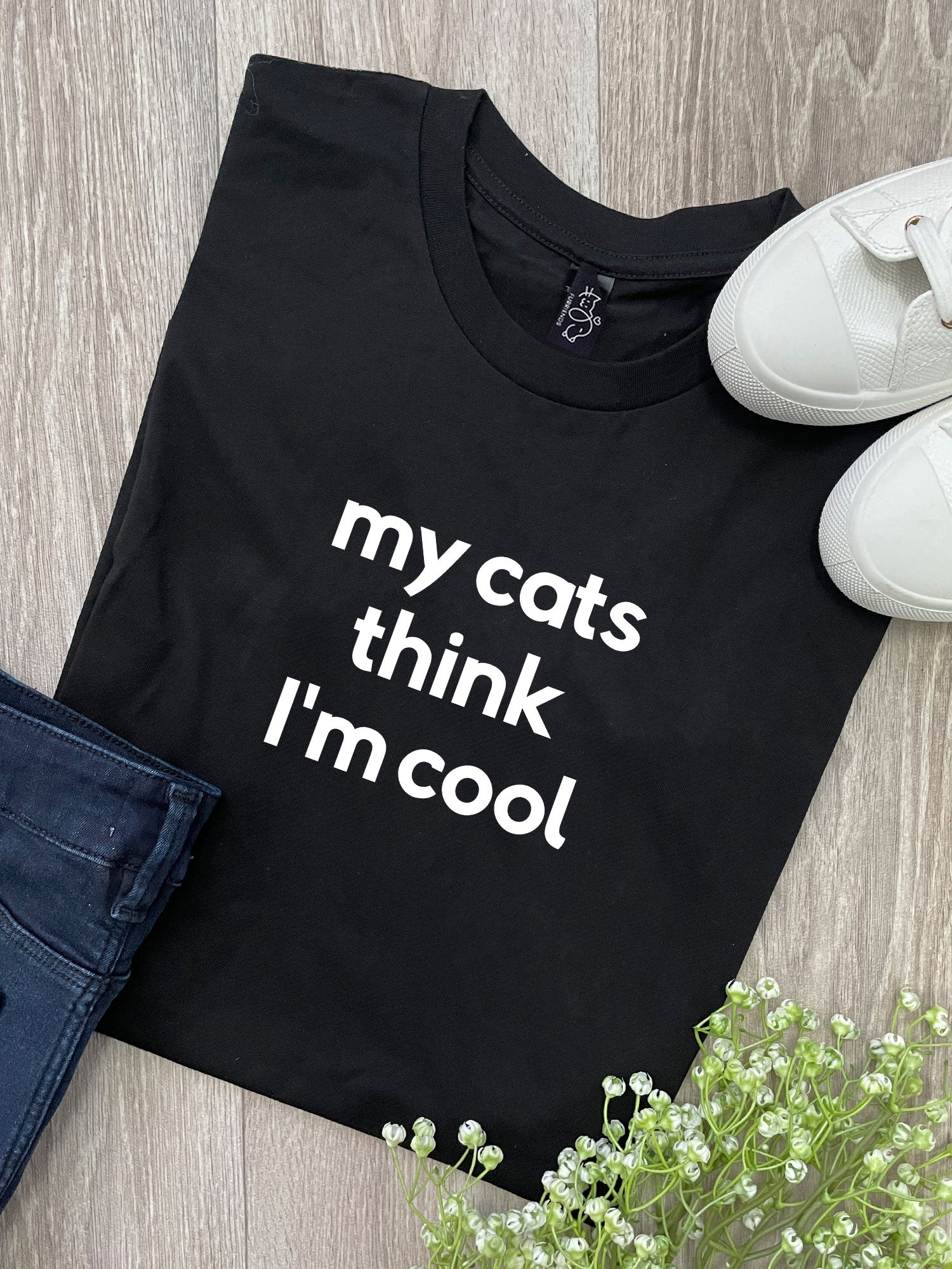 My Cat Thinks I'm Cool Ava Women's Regular Fit Tee