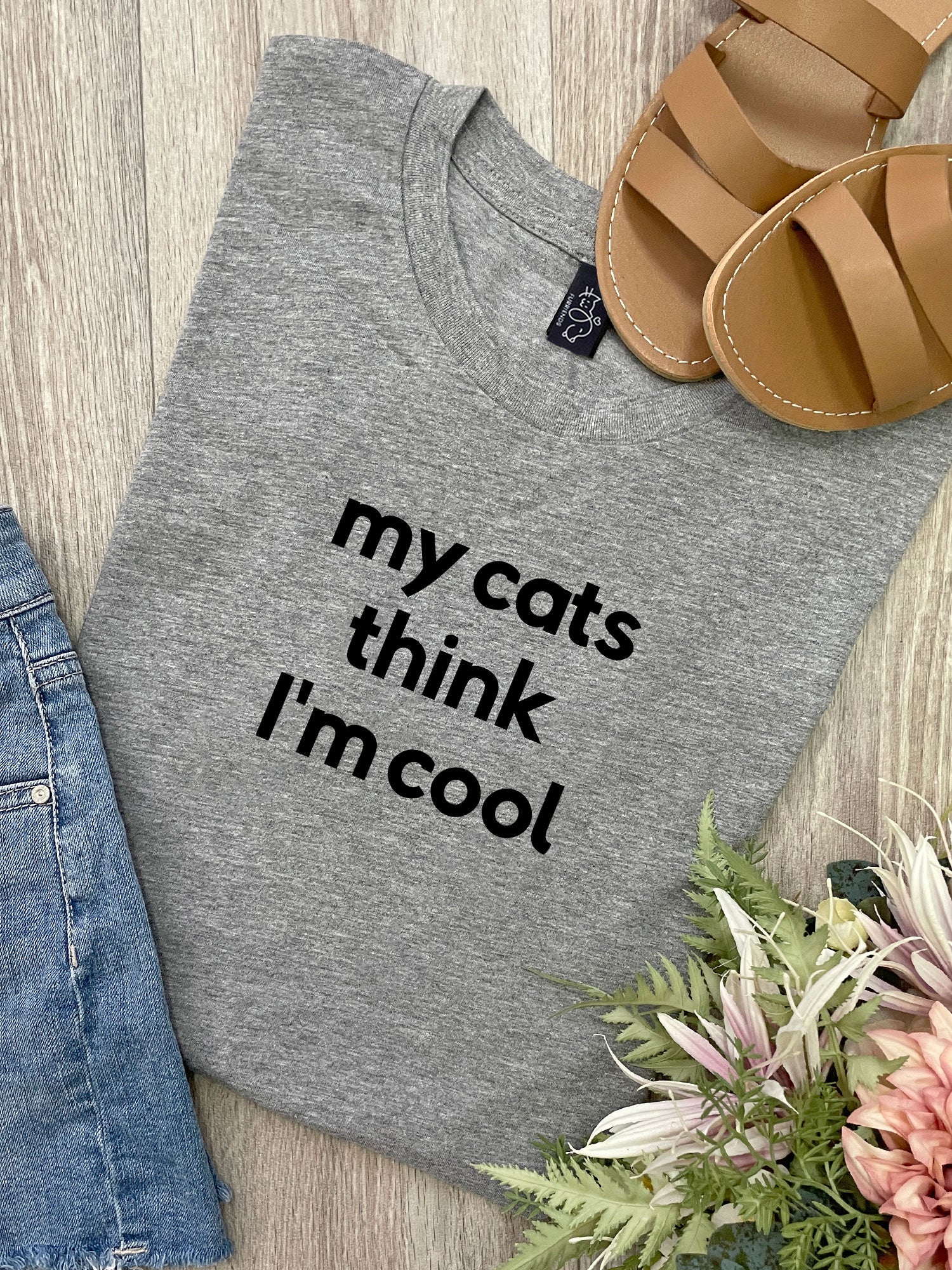 My Cat Thinks I'm Cool Ava Women's Regular Fit Tee