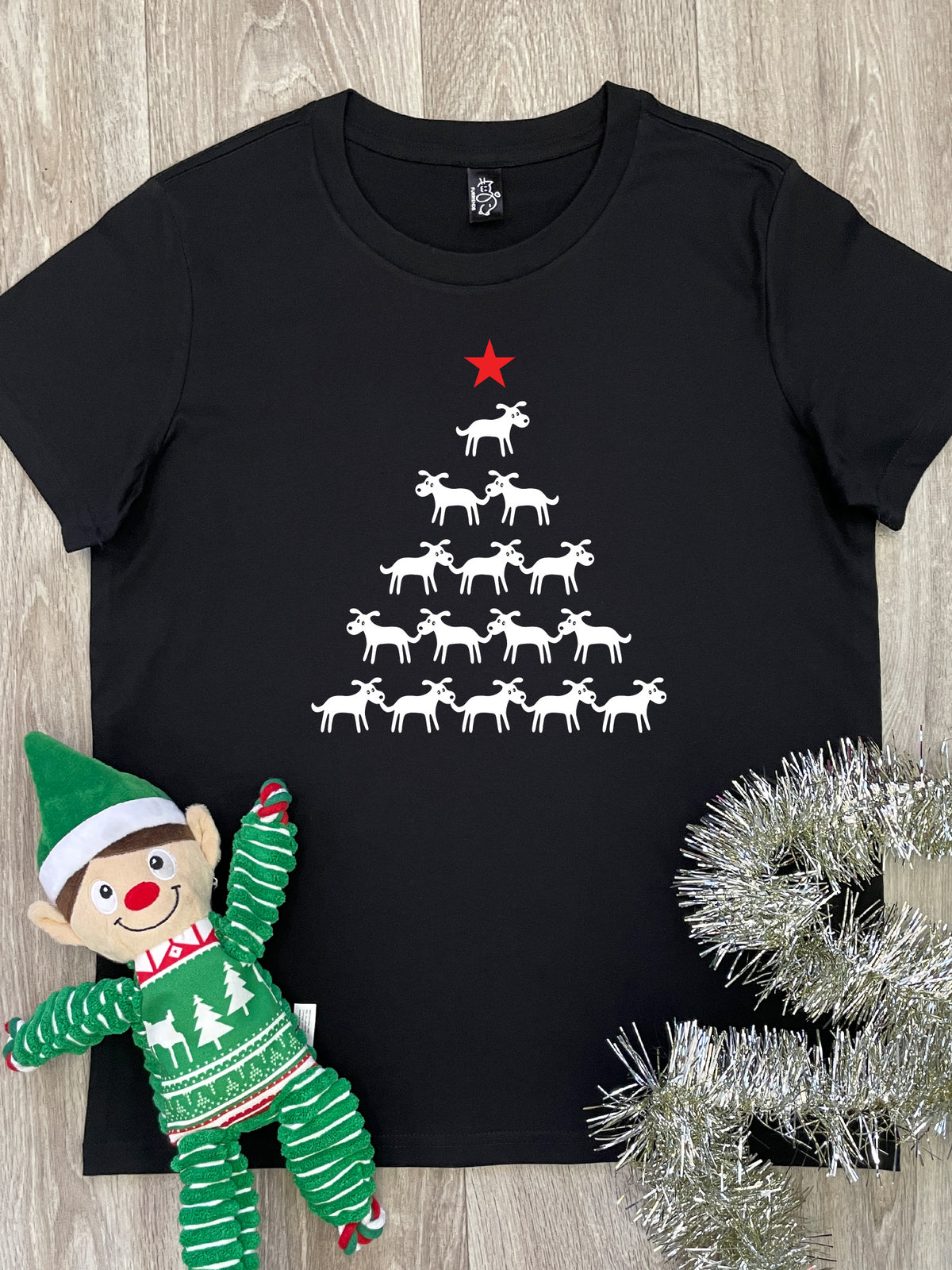 K9 Christmas Tree Ava Women&#39;s Regular Fit Tee