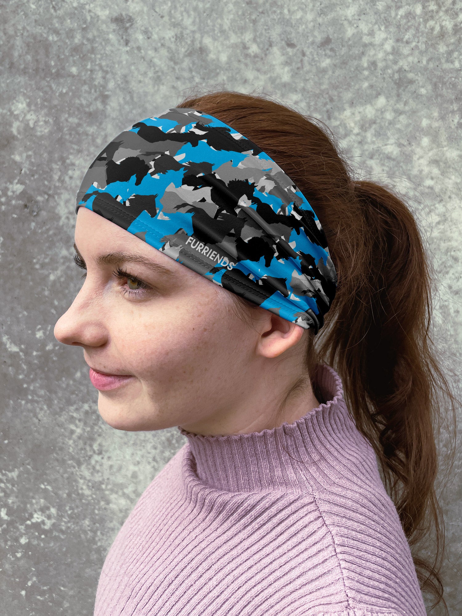 Camo Horses Eco Performance Headband