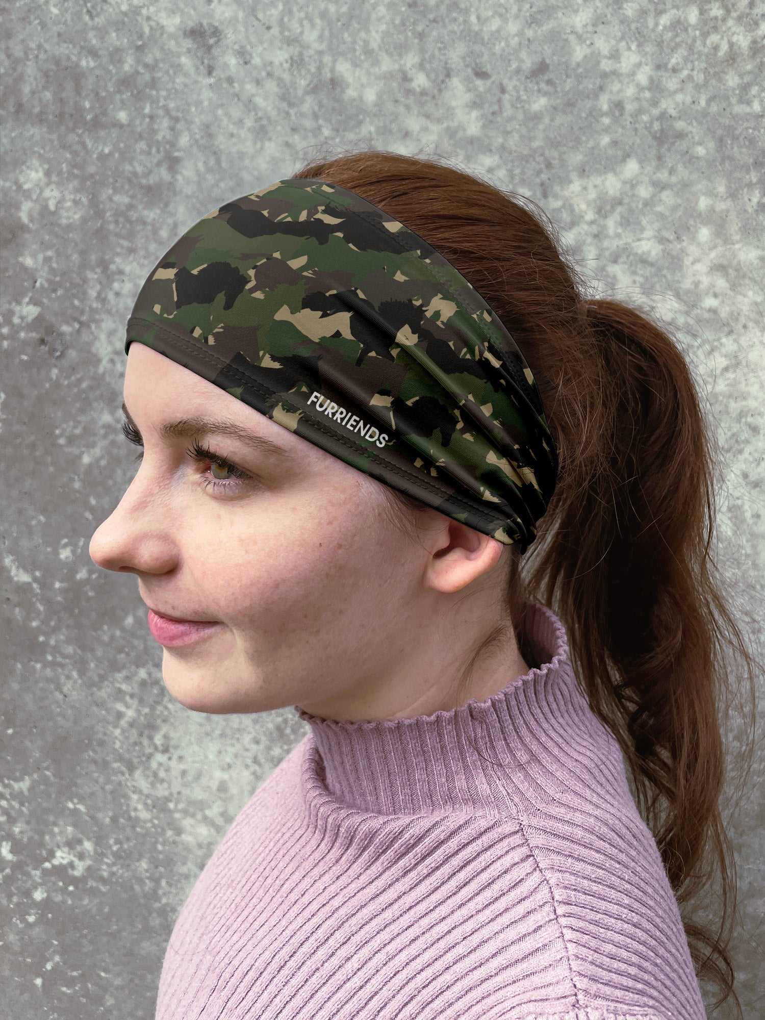 Camo Horses Eco Performance Headband