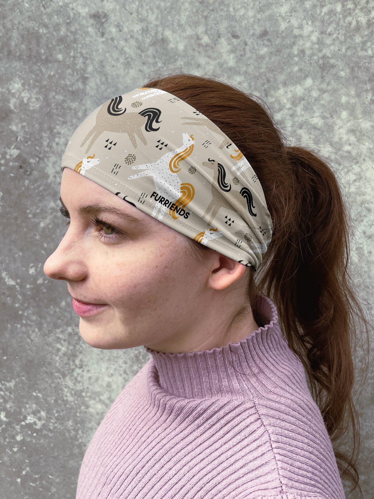 Hieroglyph Horses Eco Performance Headband