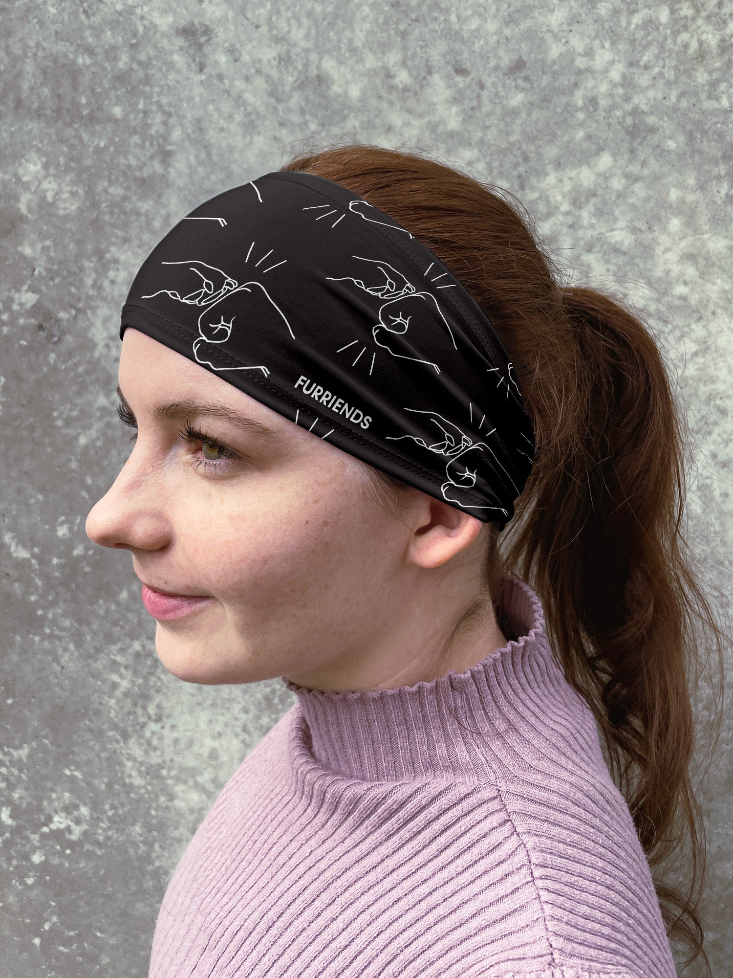 Paw Fist Bump Eco Performance Headband