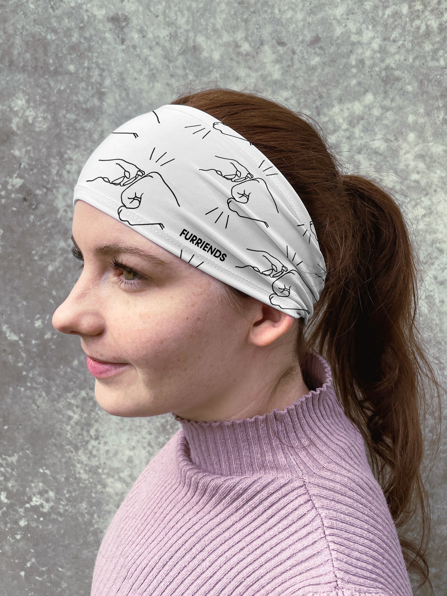 Paw Fist Bump Eco Performance Headband