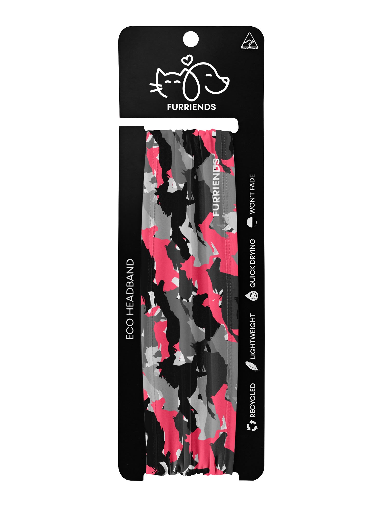 Camo Horses Eco Performance Headband