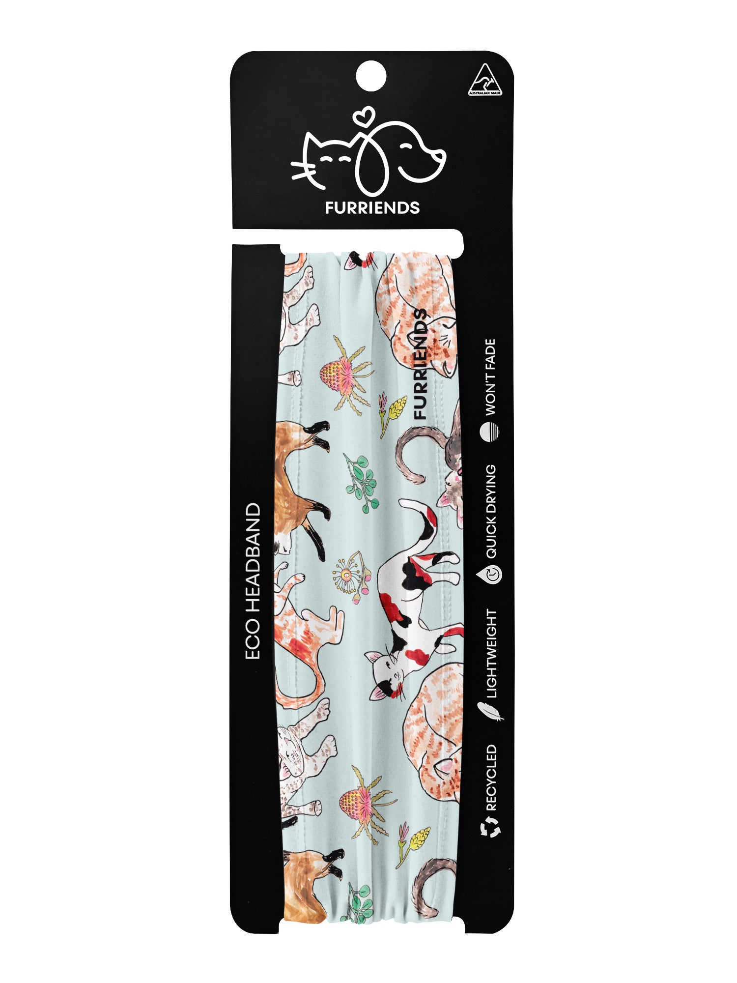 Feline Fine Eco Performance Headband