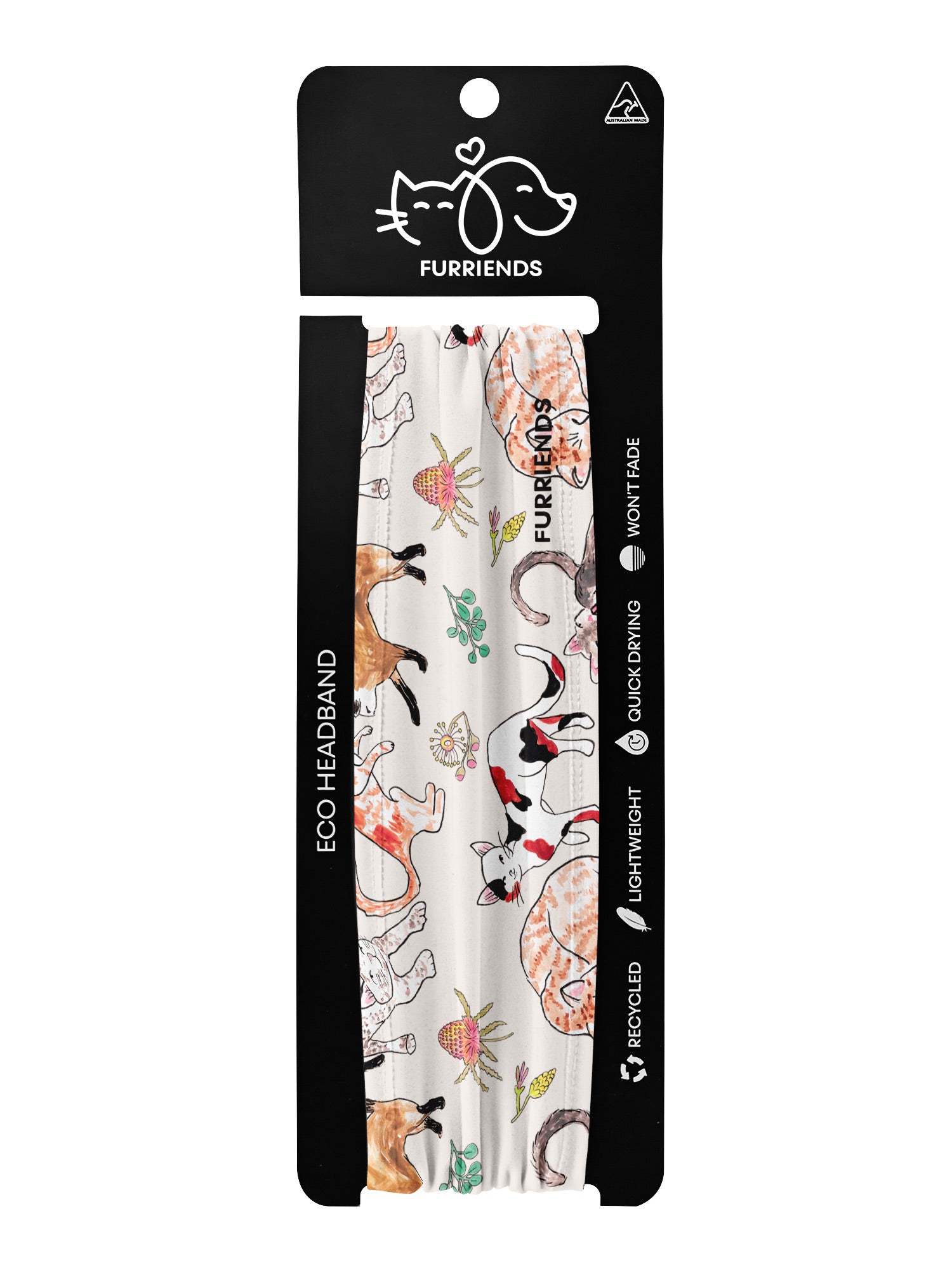 Feline Fine Eco Performance Headband