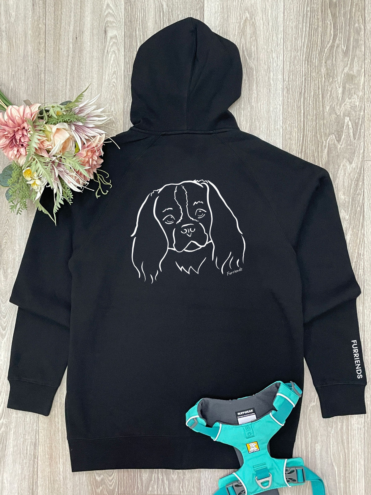 Cavalier King Charles Spaniel Zip Front Hoodie