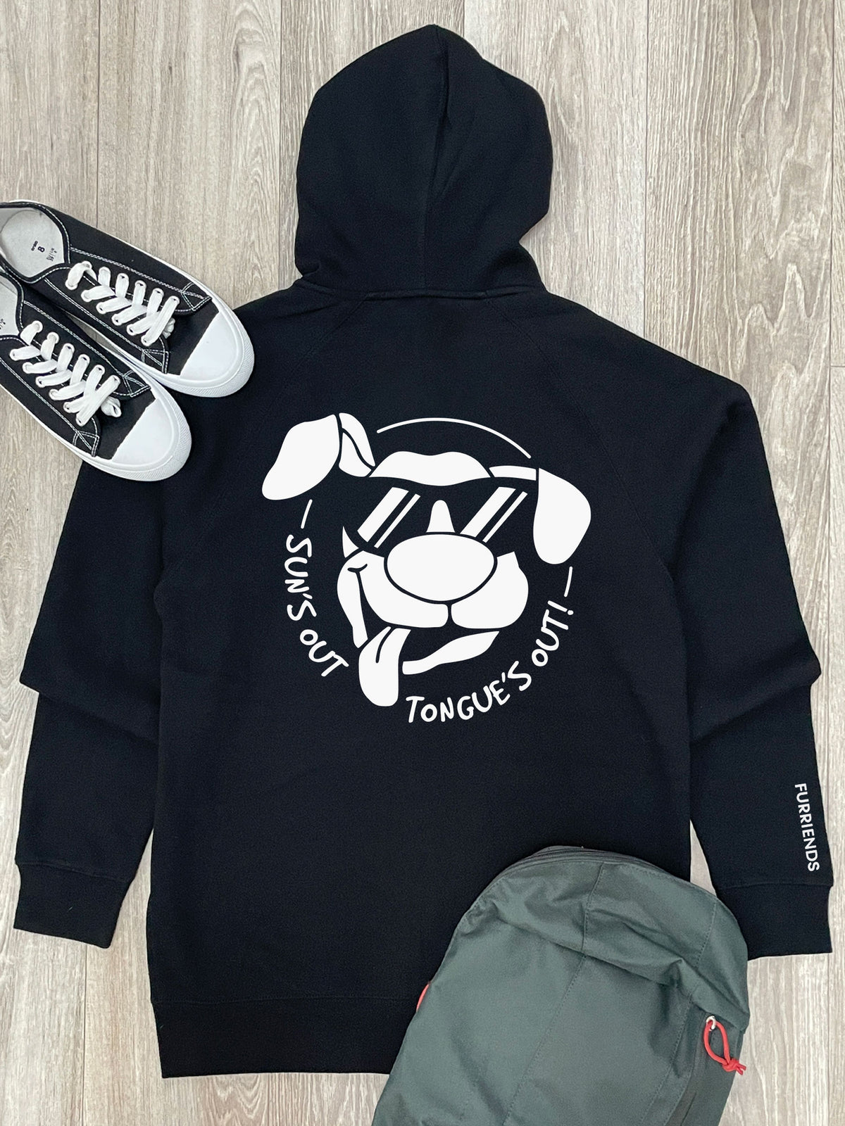 Sun&#39;s Out Tongue&#39;s Out Zip Front Hoodie