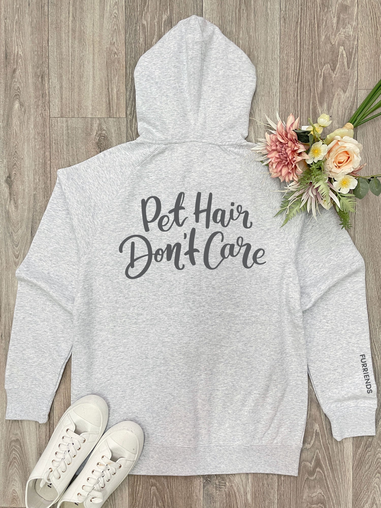 Pet Hair Don't Care Zip Front Hoodie