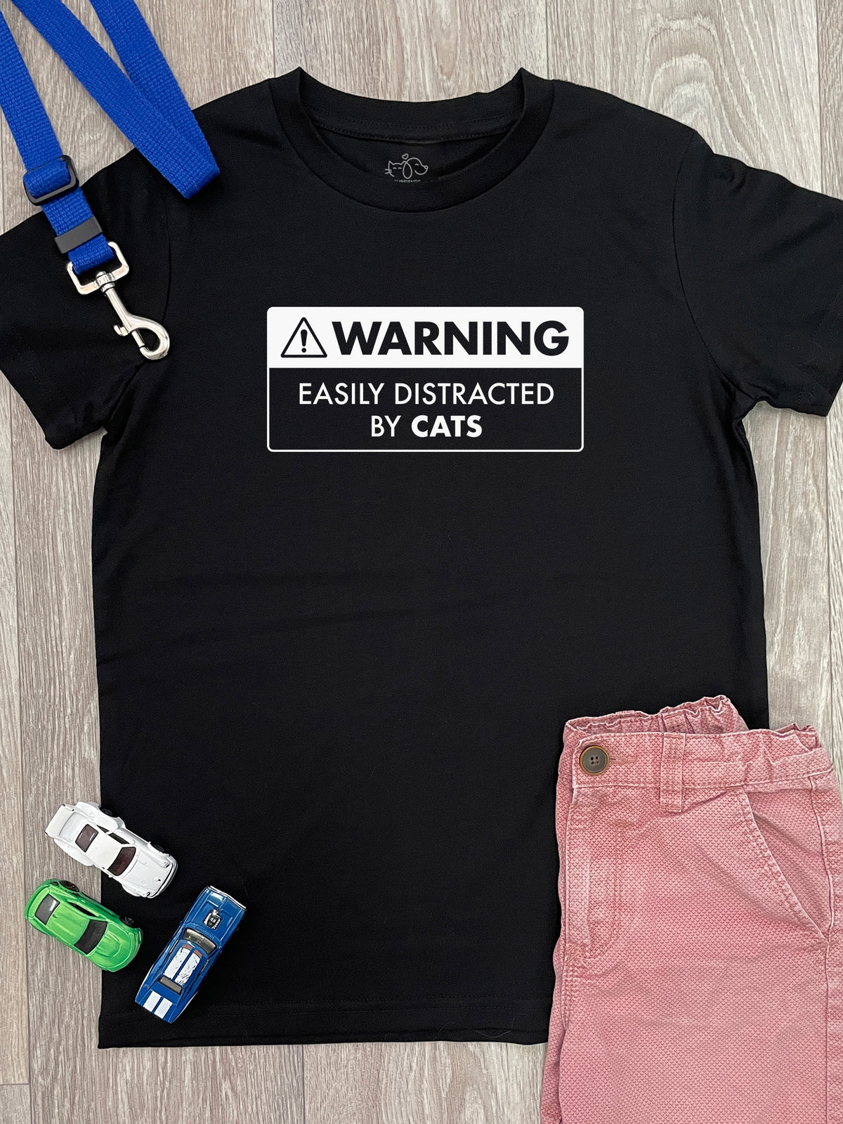 Warning Sign! Easily Distracted By... Customisable Youth Tee