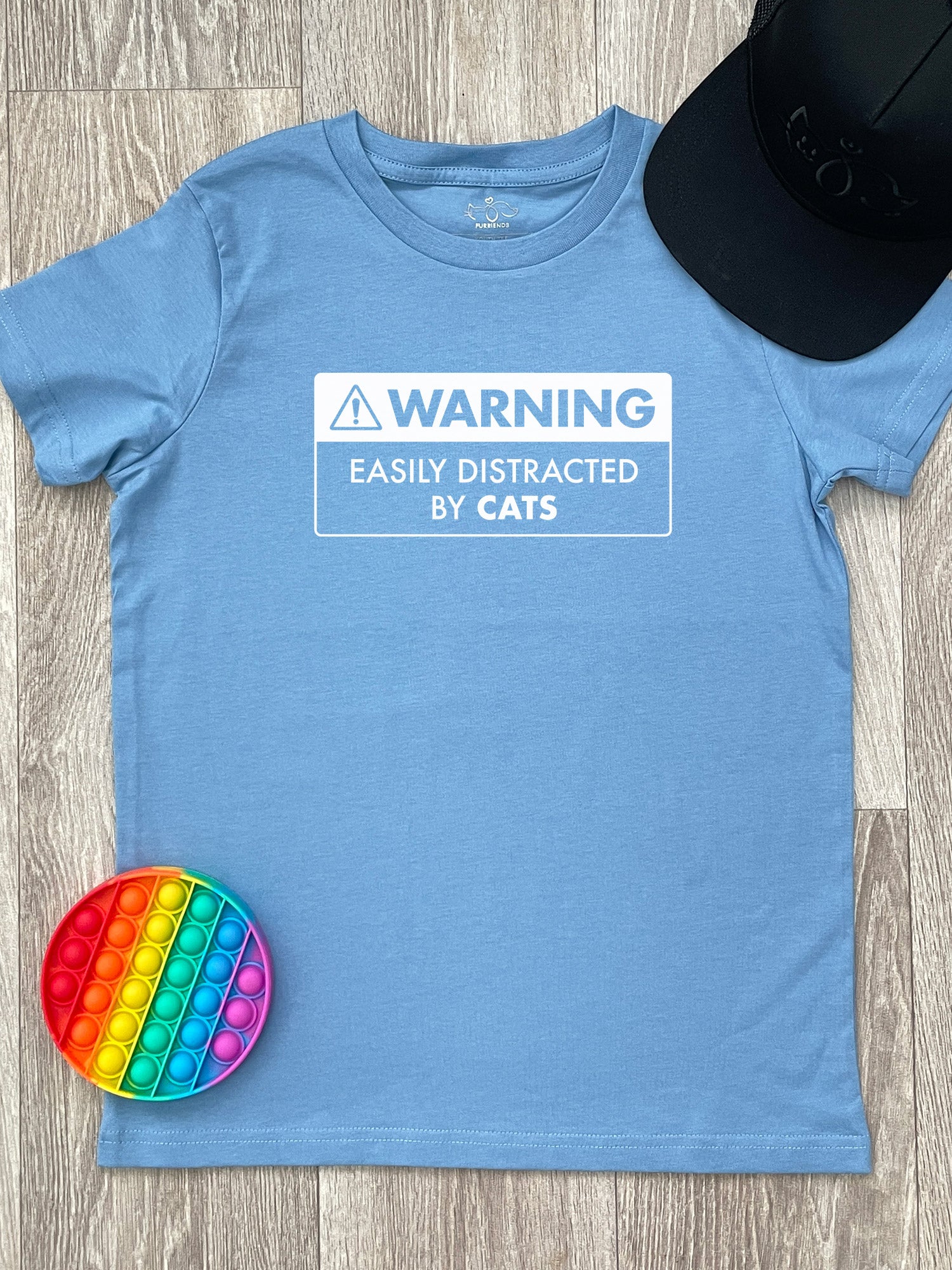 Warning Sign! Easily Distracted By... Customisable Youth Tee