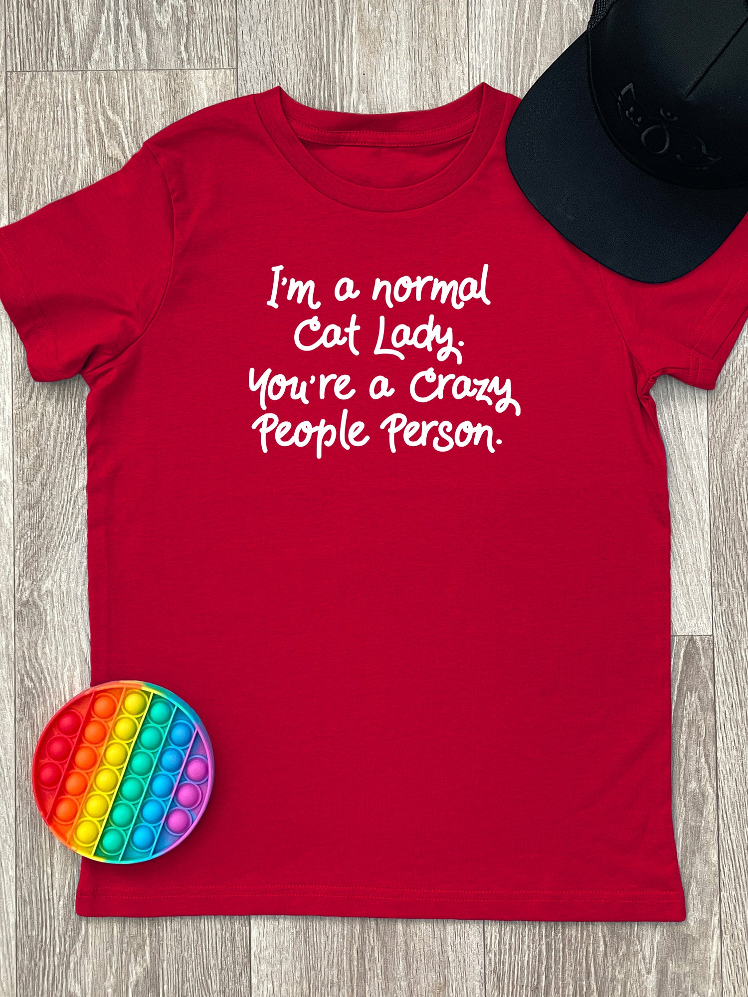 I'm A Normal Cat Lady. You're A Crazy People Person. Youth Tee