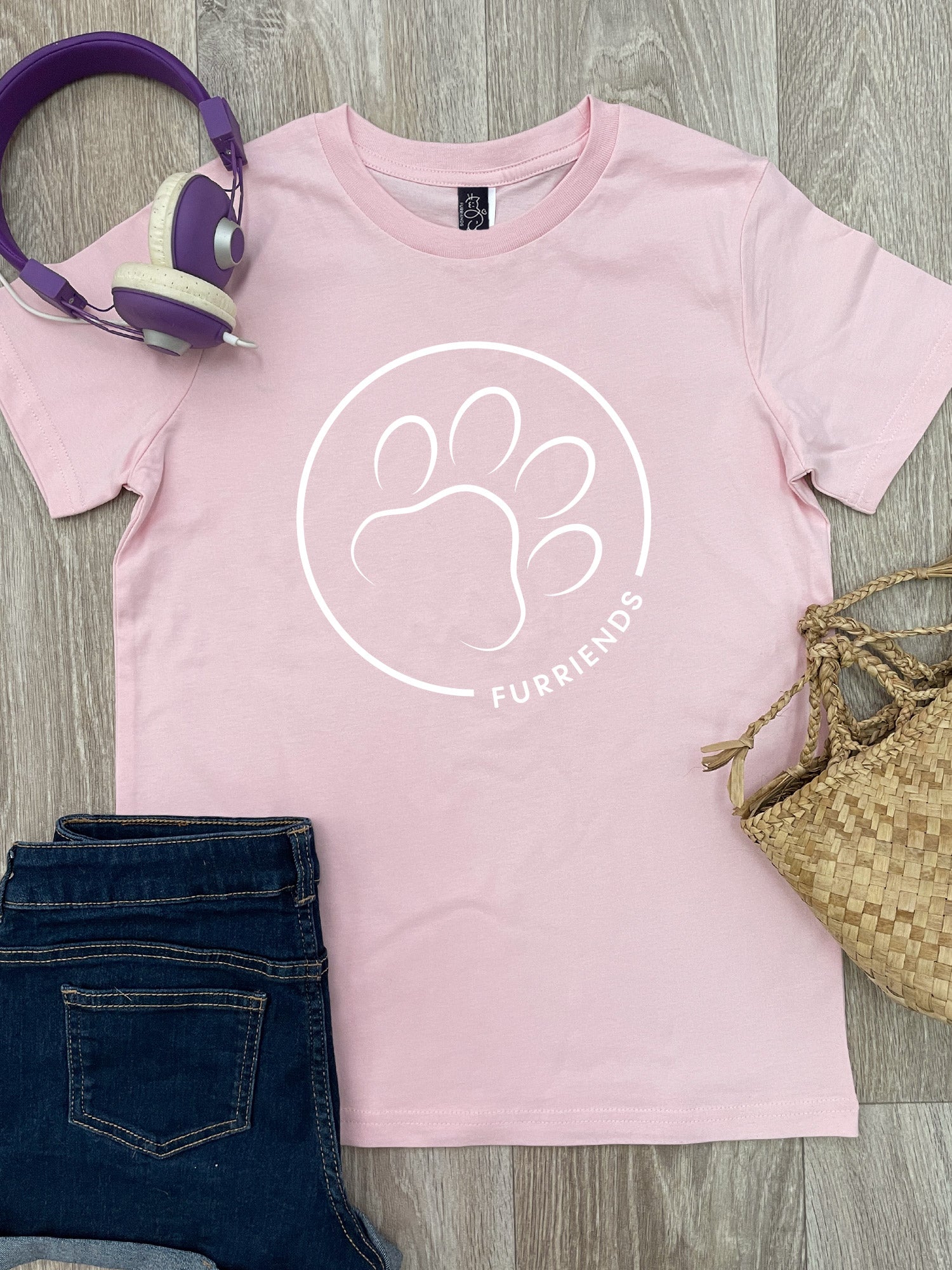 Paw Print Youth Tee