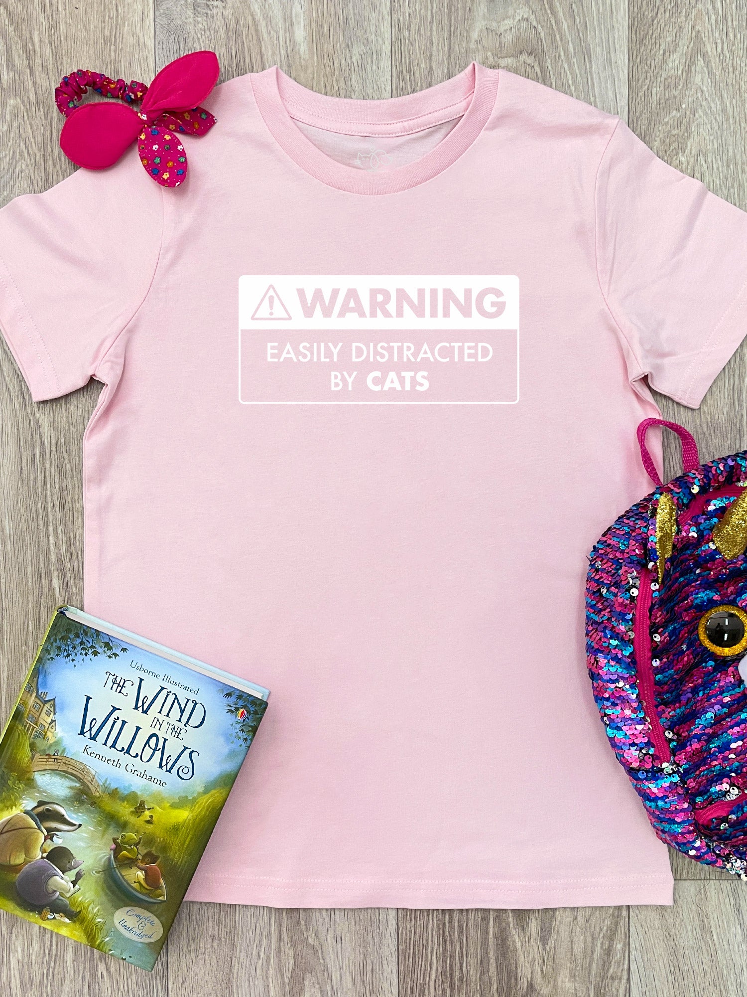 Warning Sign! Easily Distracted By... Customisable Youth Tee