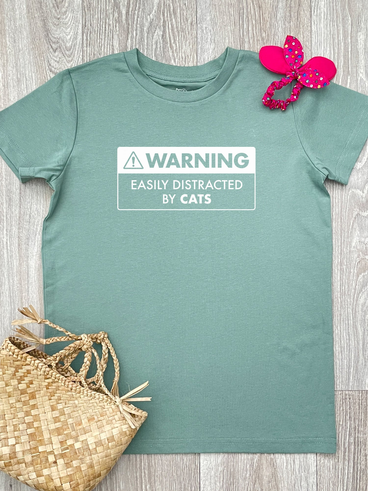 Warning Sign! Easily Distracted By... Customisable Youth Tee