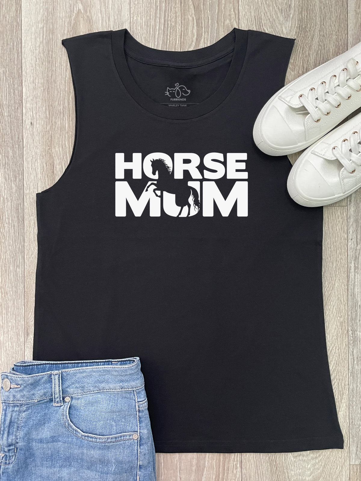 Horse Mum Silhouette Marley Tank