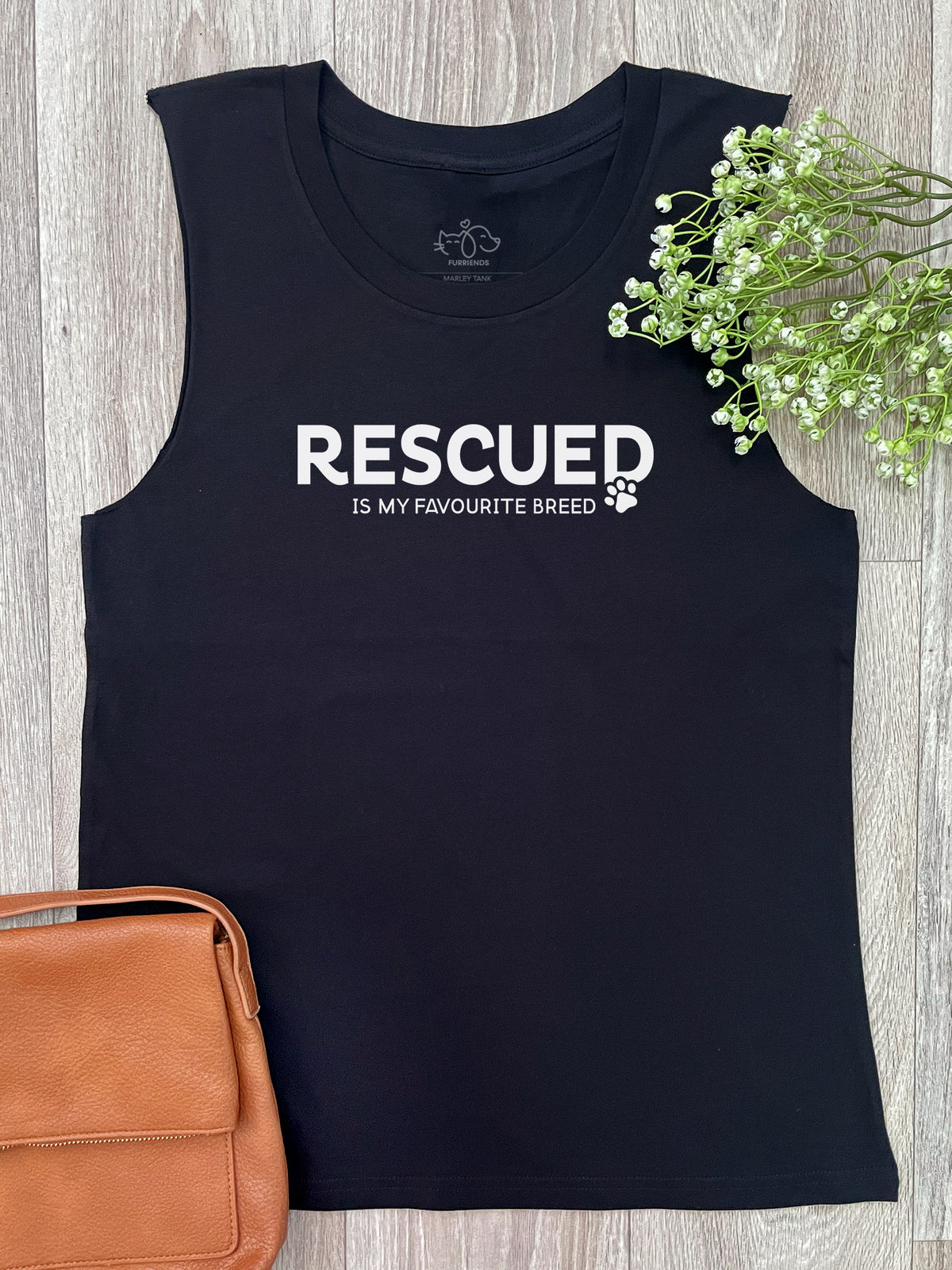 Rescued Is My Favourite Breed Marley Tank