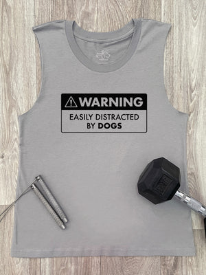 Warning Sign! Easily Distracted By Dogs Marley Tank