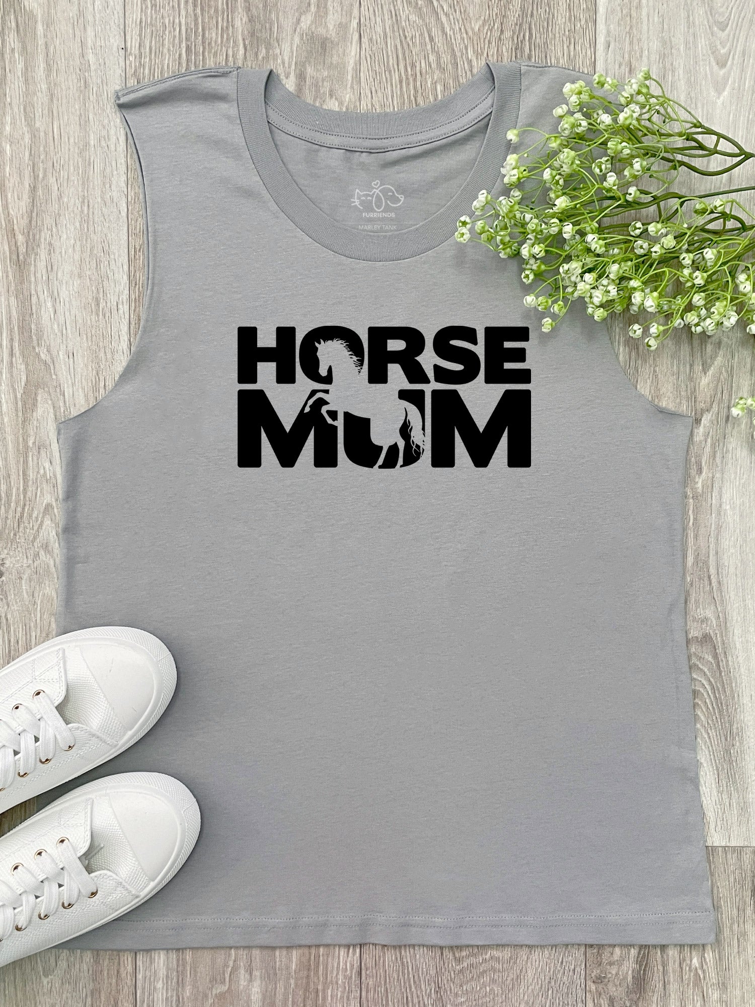 Horse Mum Silhouette Marley Tank