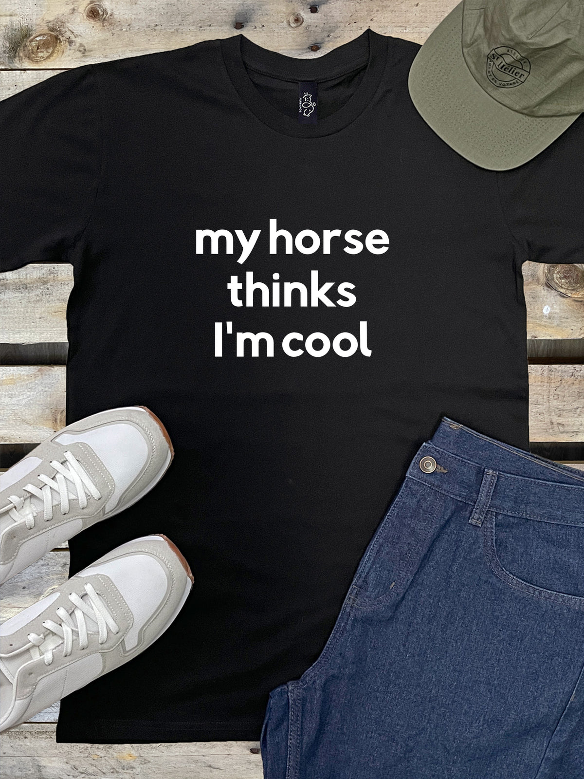 My Horse Thinks I&#39;m Cool Essential Unisex Tee