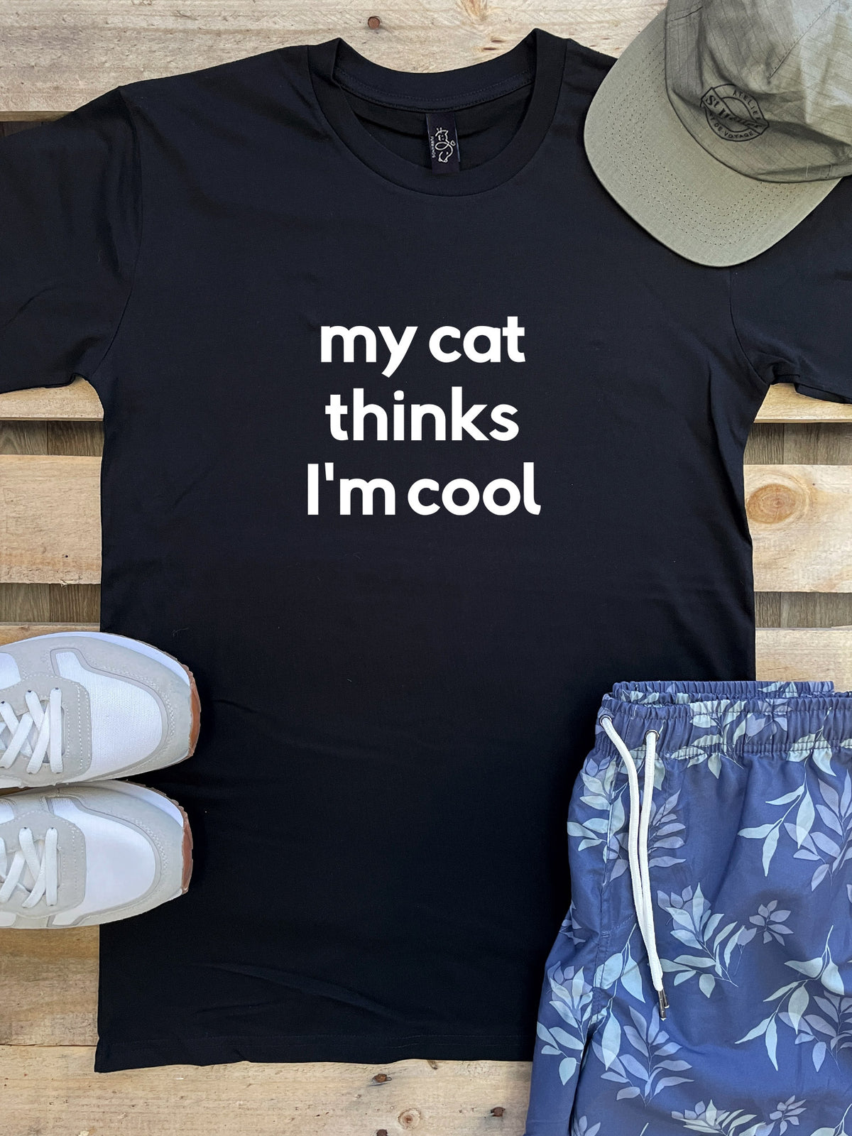 My Cat Thinks I&#39;m Cool Essential Unisex Tee