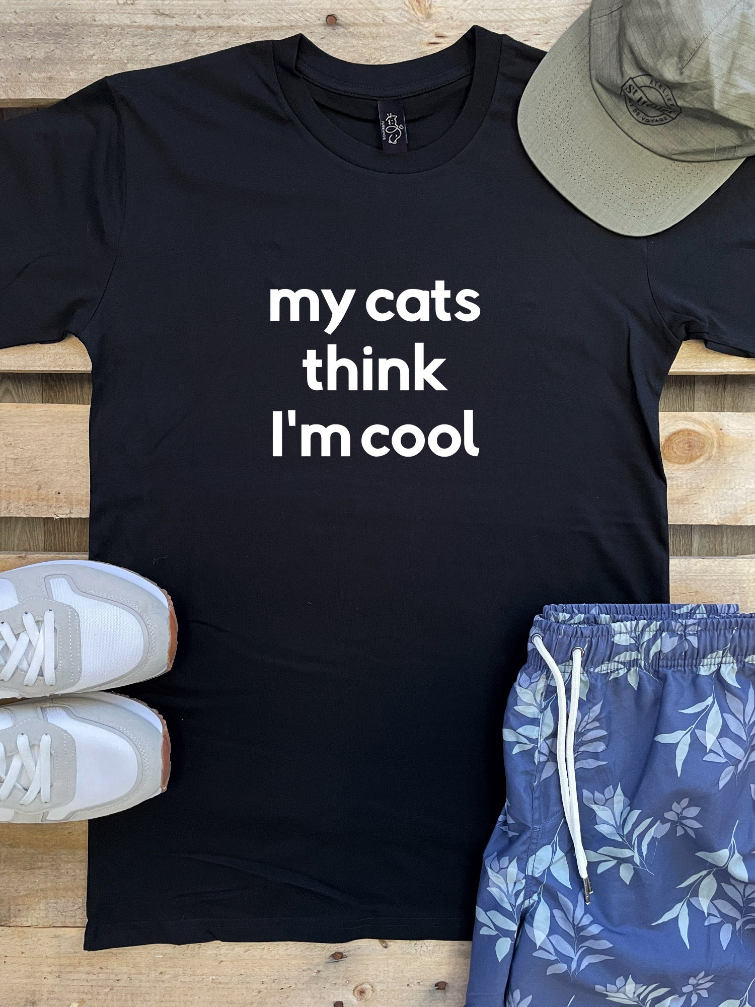 My Cat Thinks I'm Cool Essential Unisex Tee