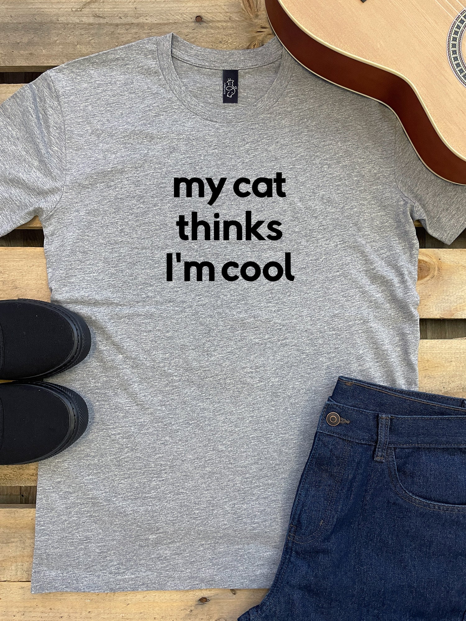 My Cat Thinks I'm Cool Essential Unisex Tee