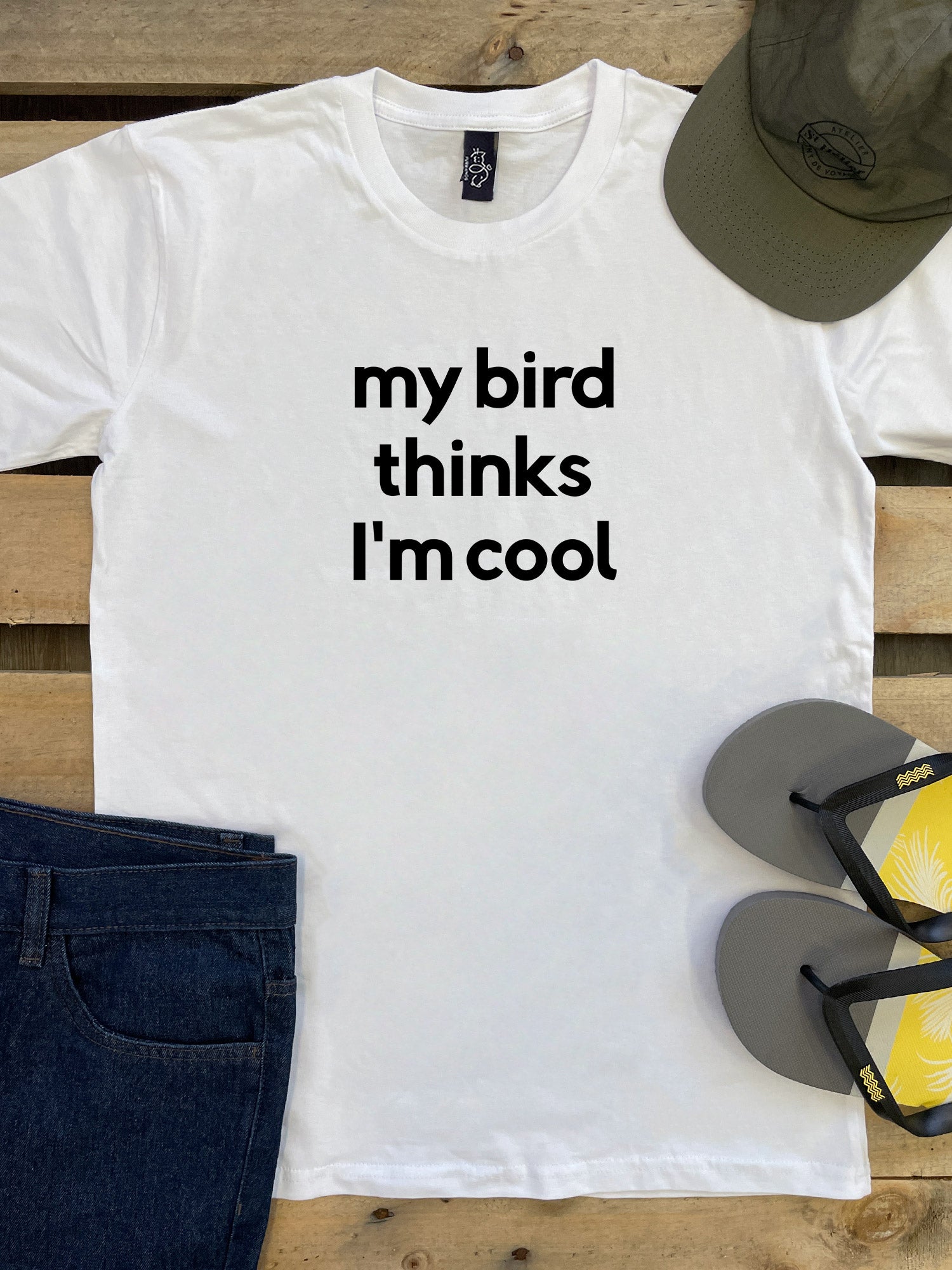 My Bird Thinks I'm Cool Essential Unisex Tee