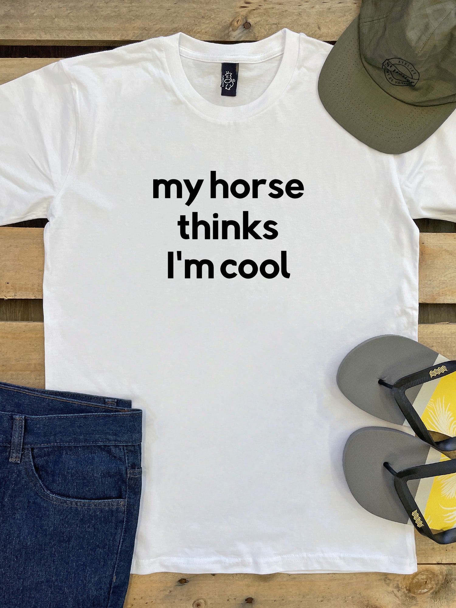 My Horse Thinks I'm Cool Essential Unisex Tee