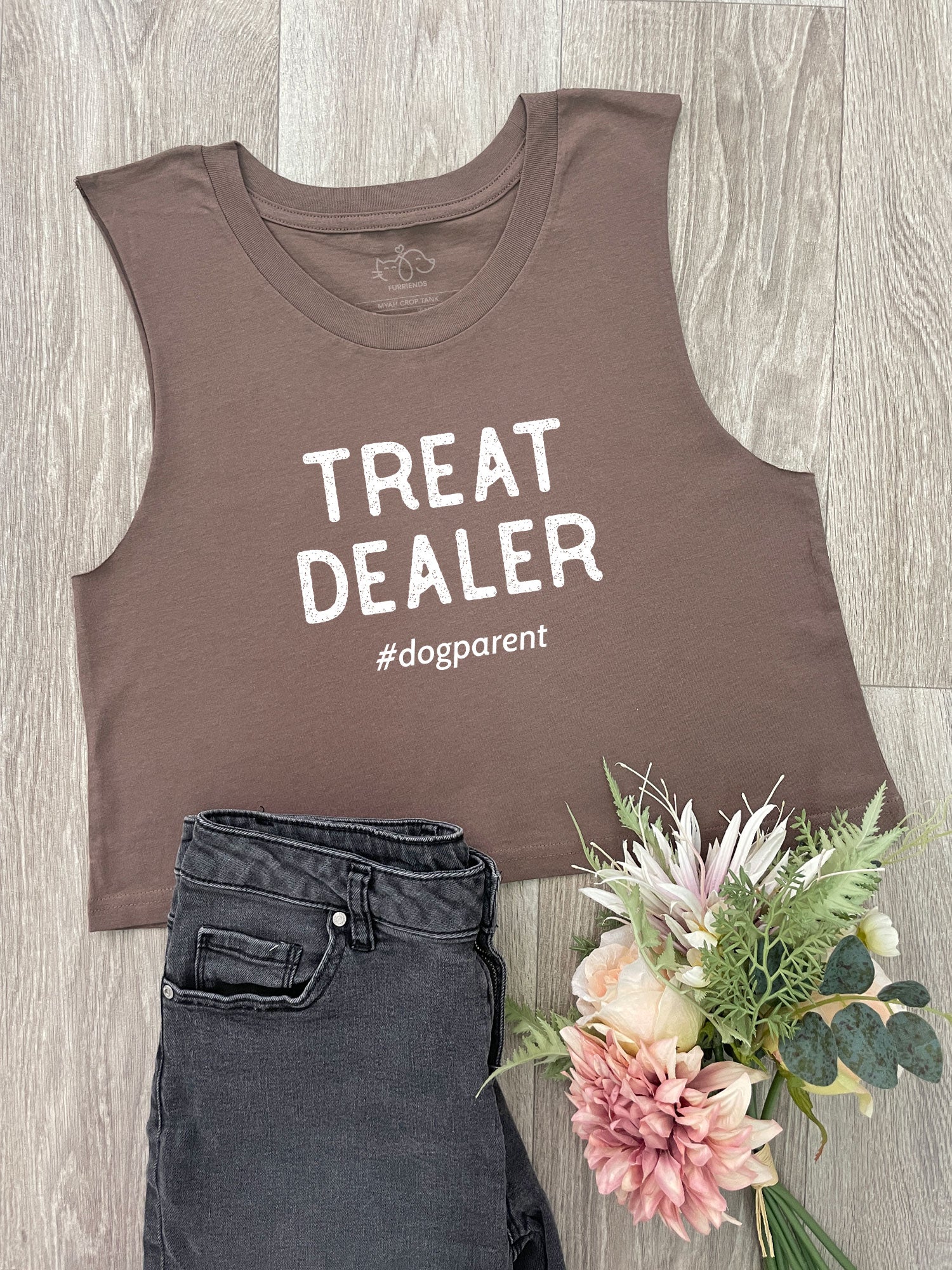 Treat Dealer Customisable Myah Crop Tank