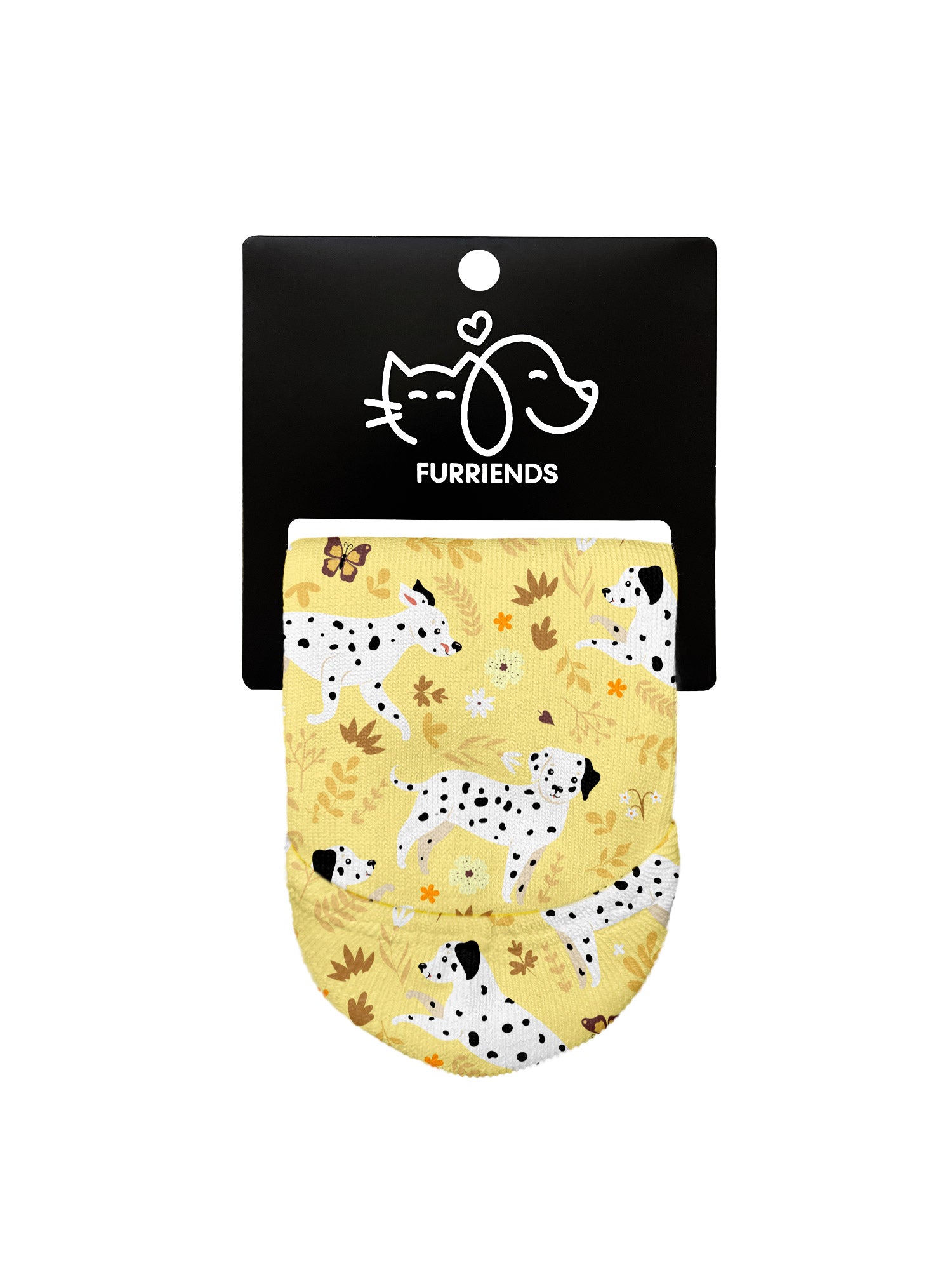 Dalmatian Patch No Show Socks