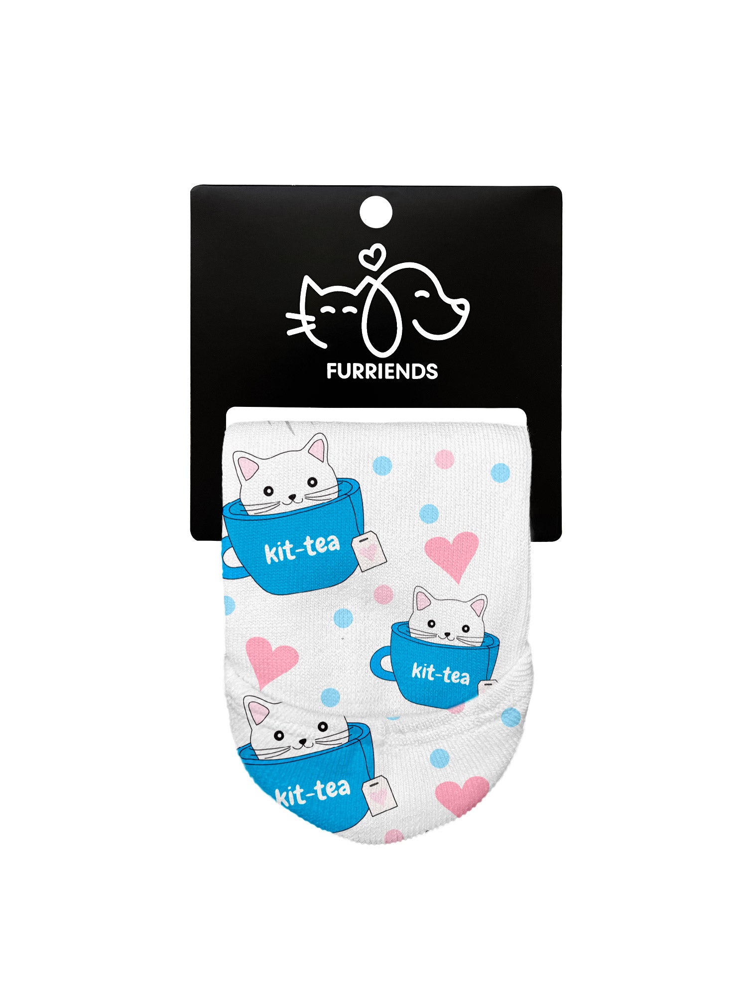 Kit-Tea Cat No Show Socks