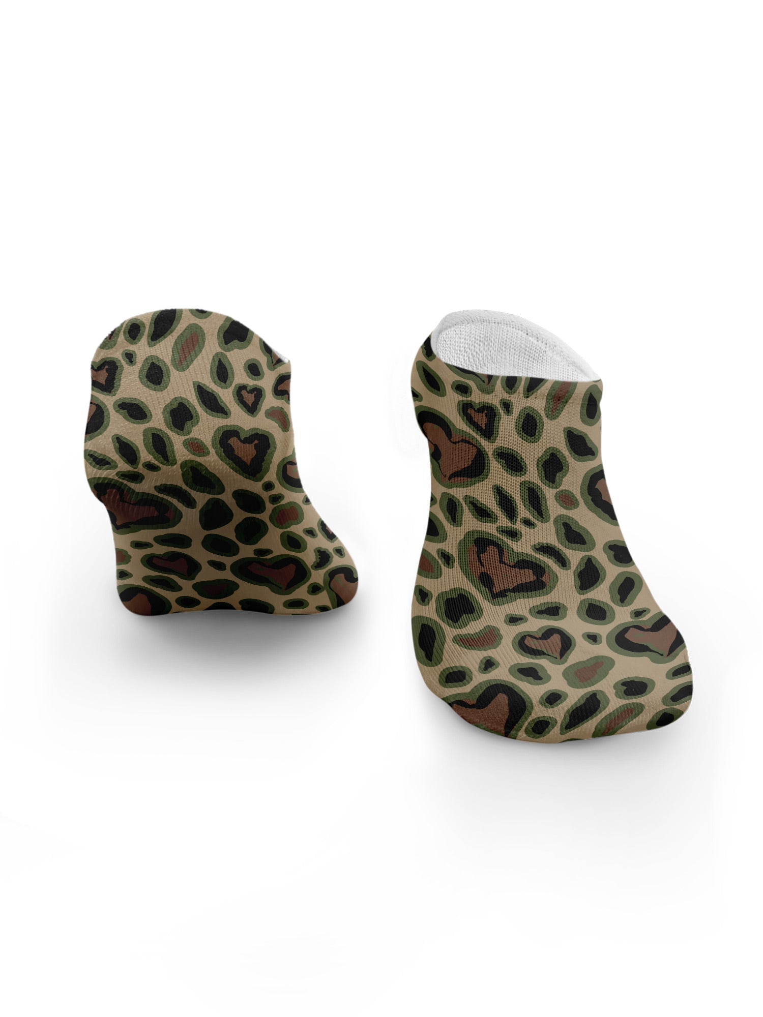 Leopard Lover No Show Socks