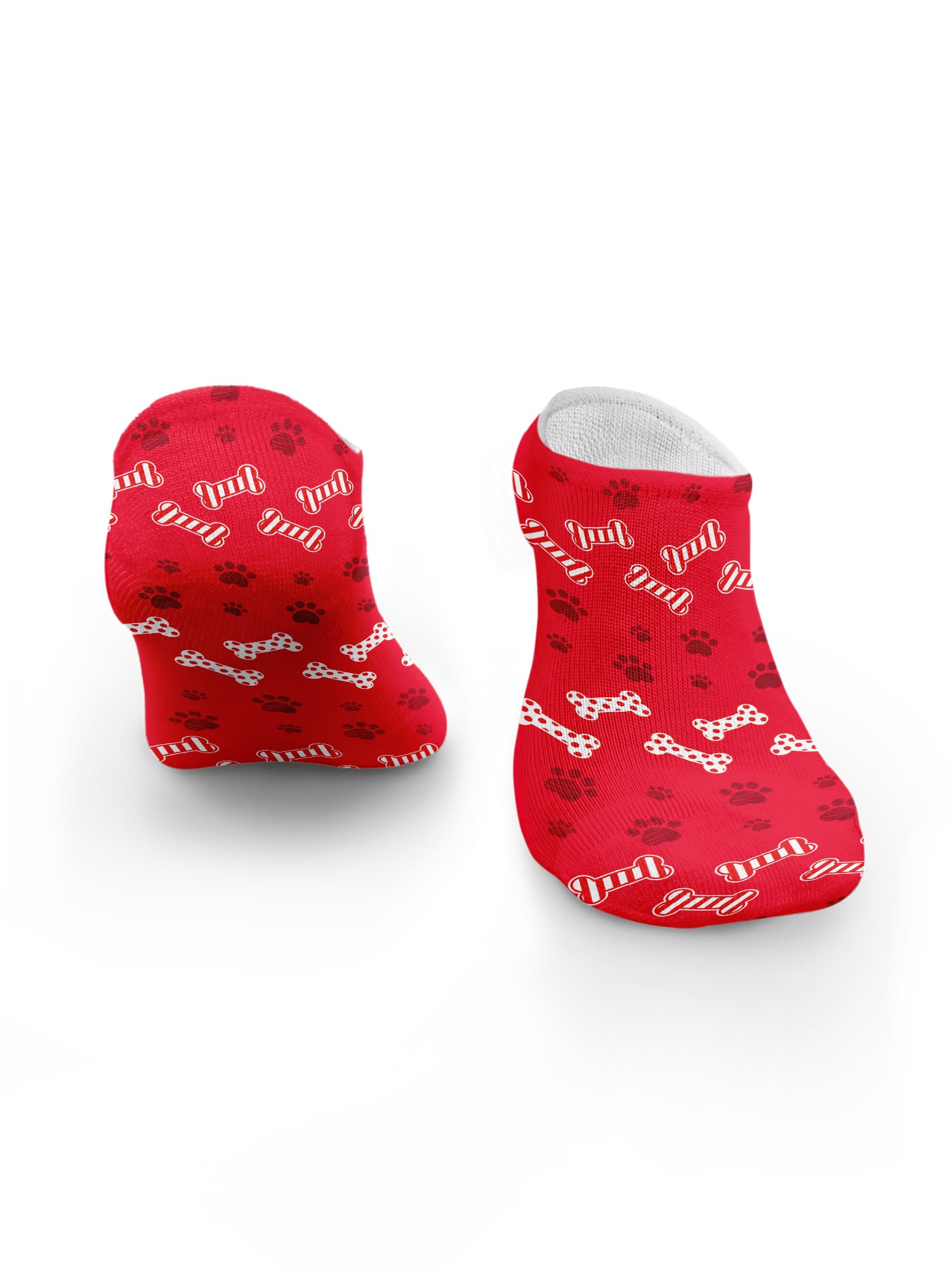 Dog Lover Christmas No Show Socks