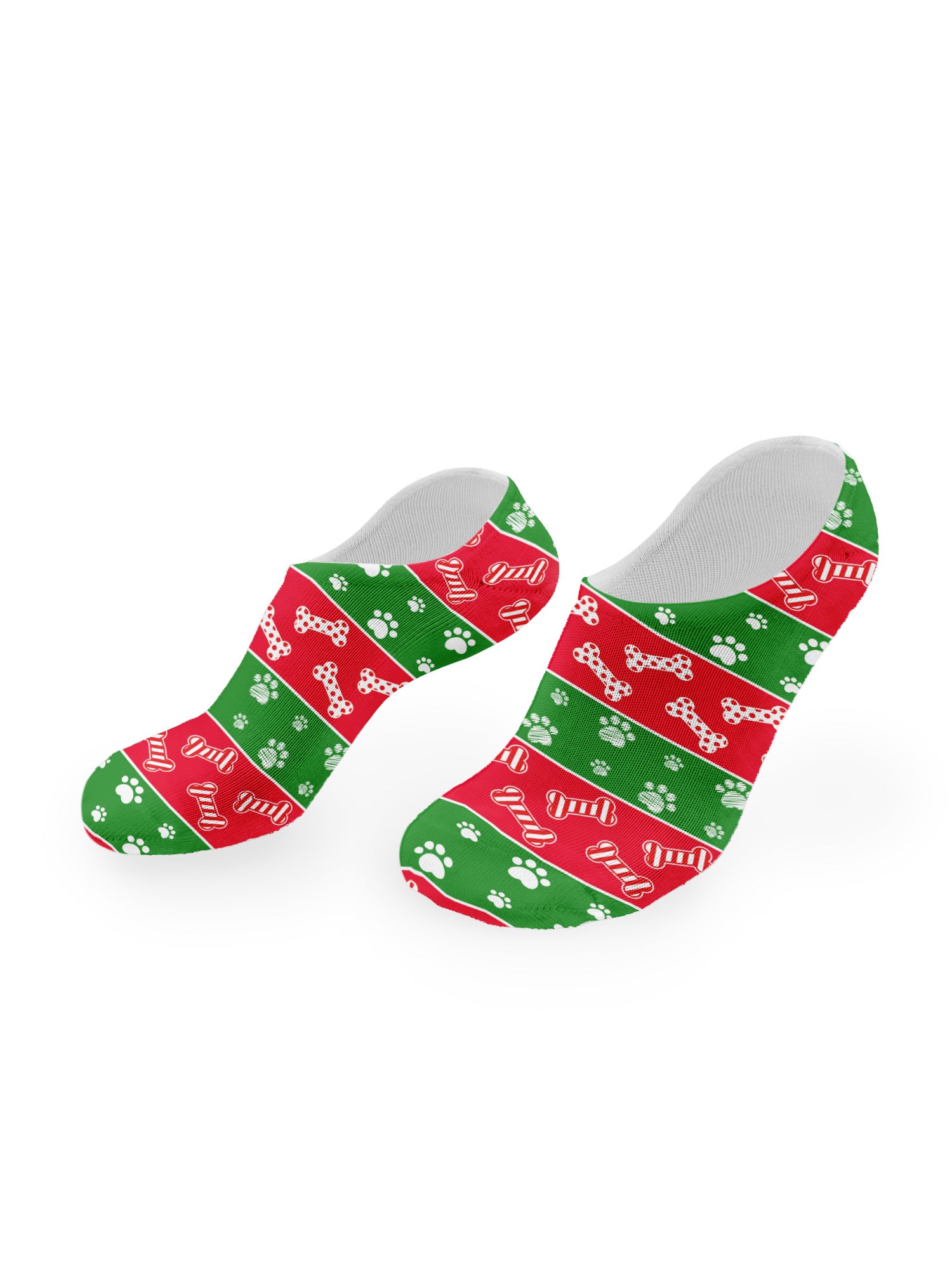 Dog Lover Christmas No Show Socks