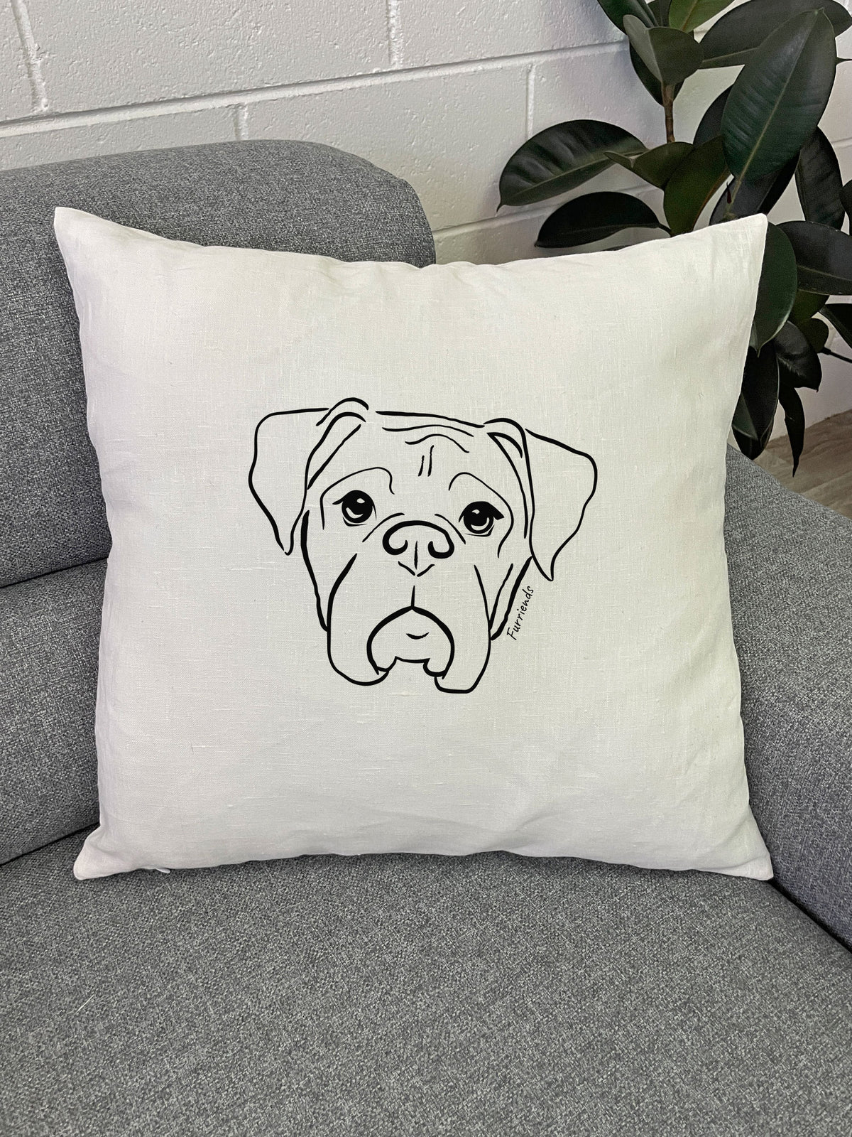 Boxer Linen Cushion Cover