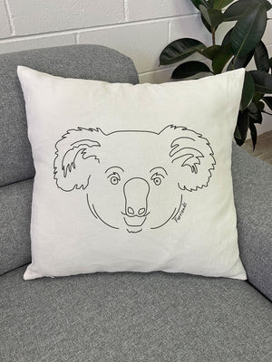 Koala Linen Cushion Cover