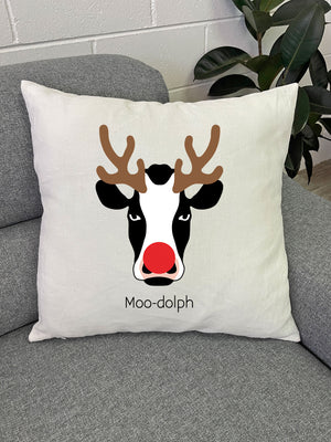 Moody Moo-dolph Linen Cushion Cover